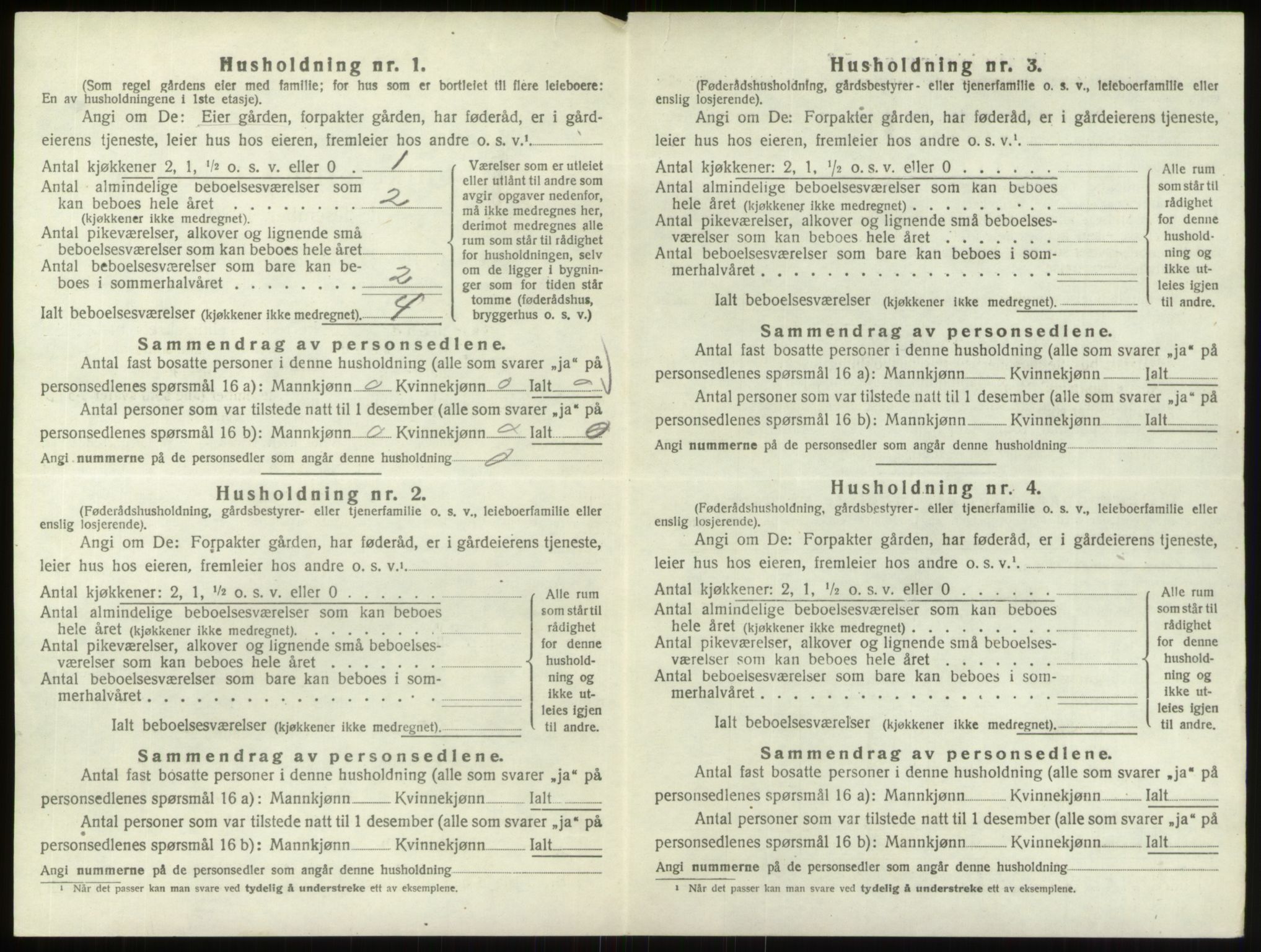 SAO, 1920 census for Hvaler, 1920, p. 743