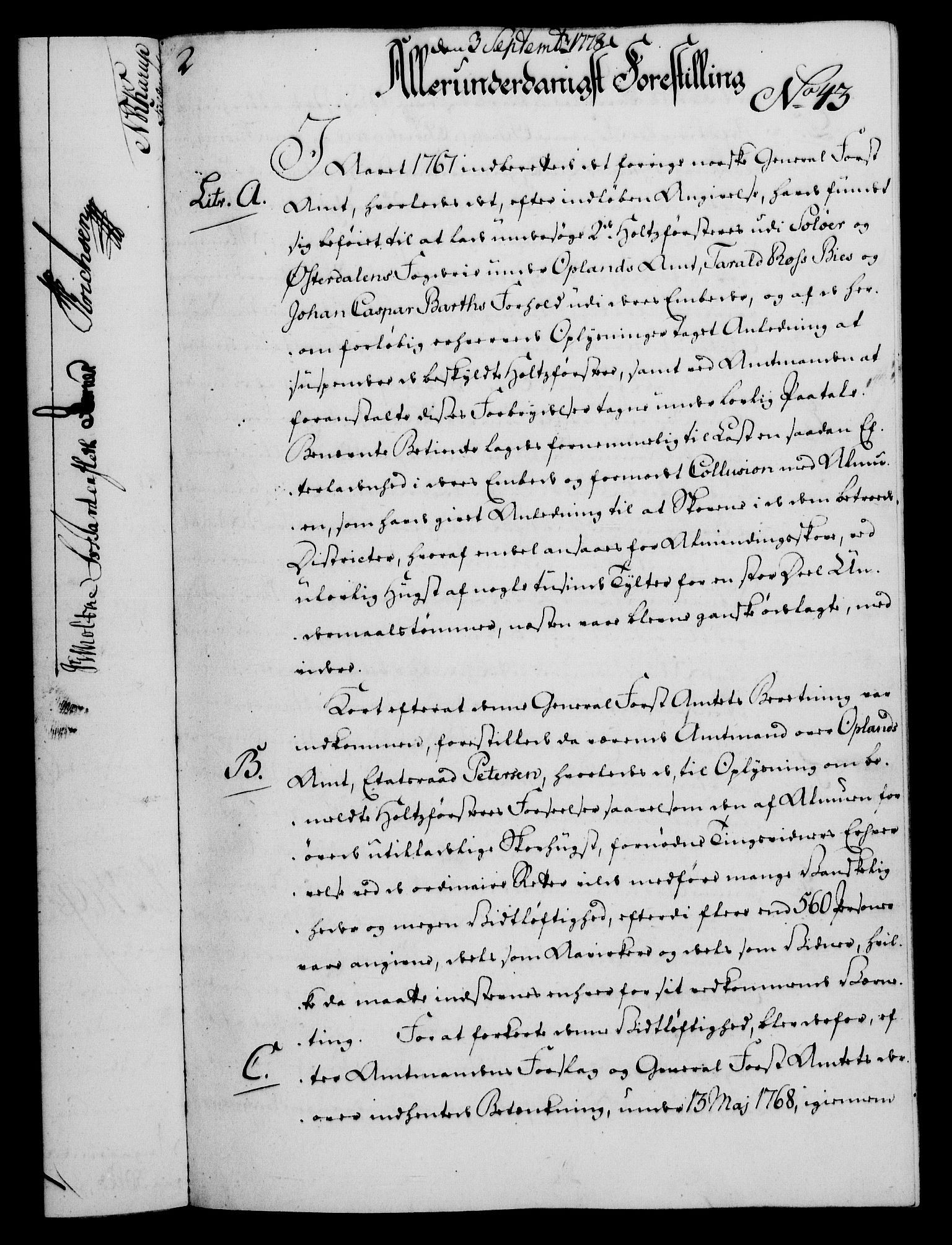 Rentekammeret, Kammerkanselliet, AV/RA-EA-3111/G/Gf/Gfa/L0060: Norsk relasjons- og resolusjonsprotokoll (merket RK 52.60), 1778, p. 374