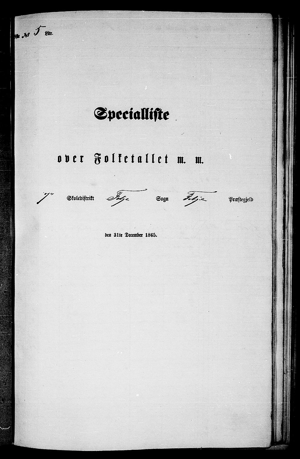 RA, 1865 census for Fitjar, 1865, p. 71