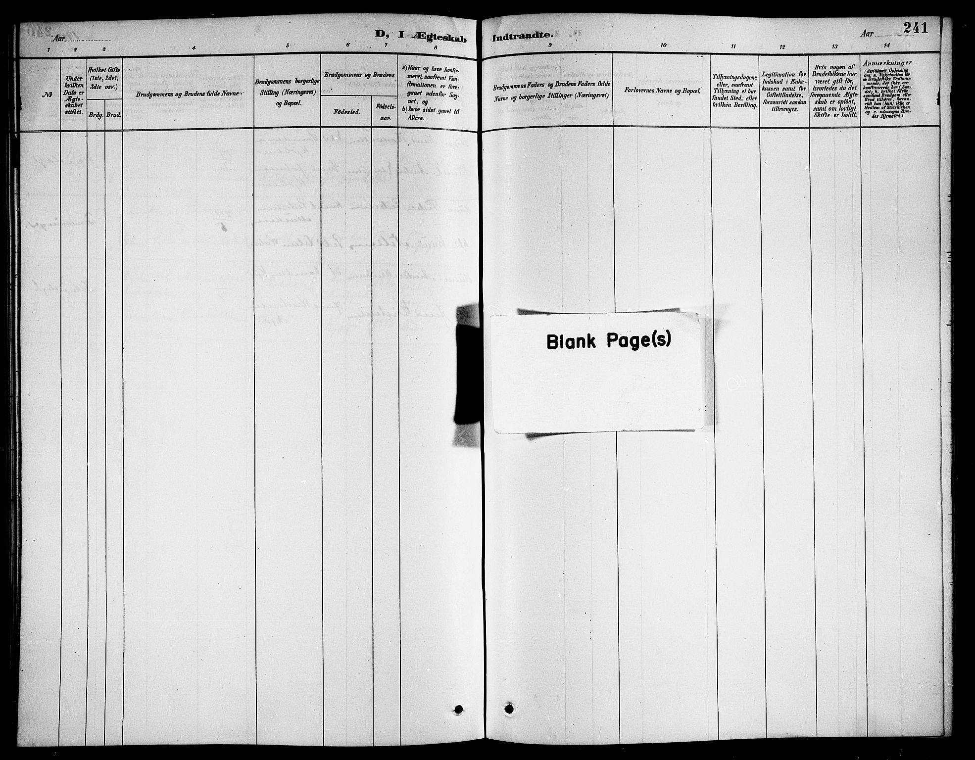 Ministerialprotokoller, klokkerbøker og fødselsregistre - Nordland, AV/SAT-A-1459/861/L0876: Parish register (copy) no. 861C02, 1887-1903, p. 241