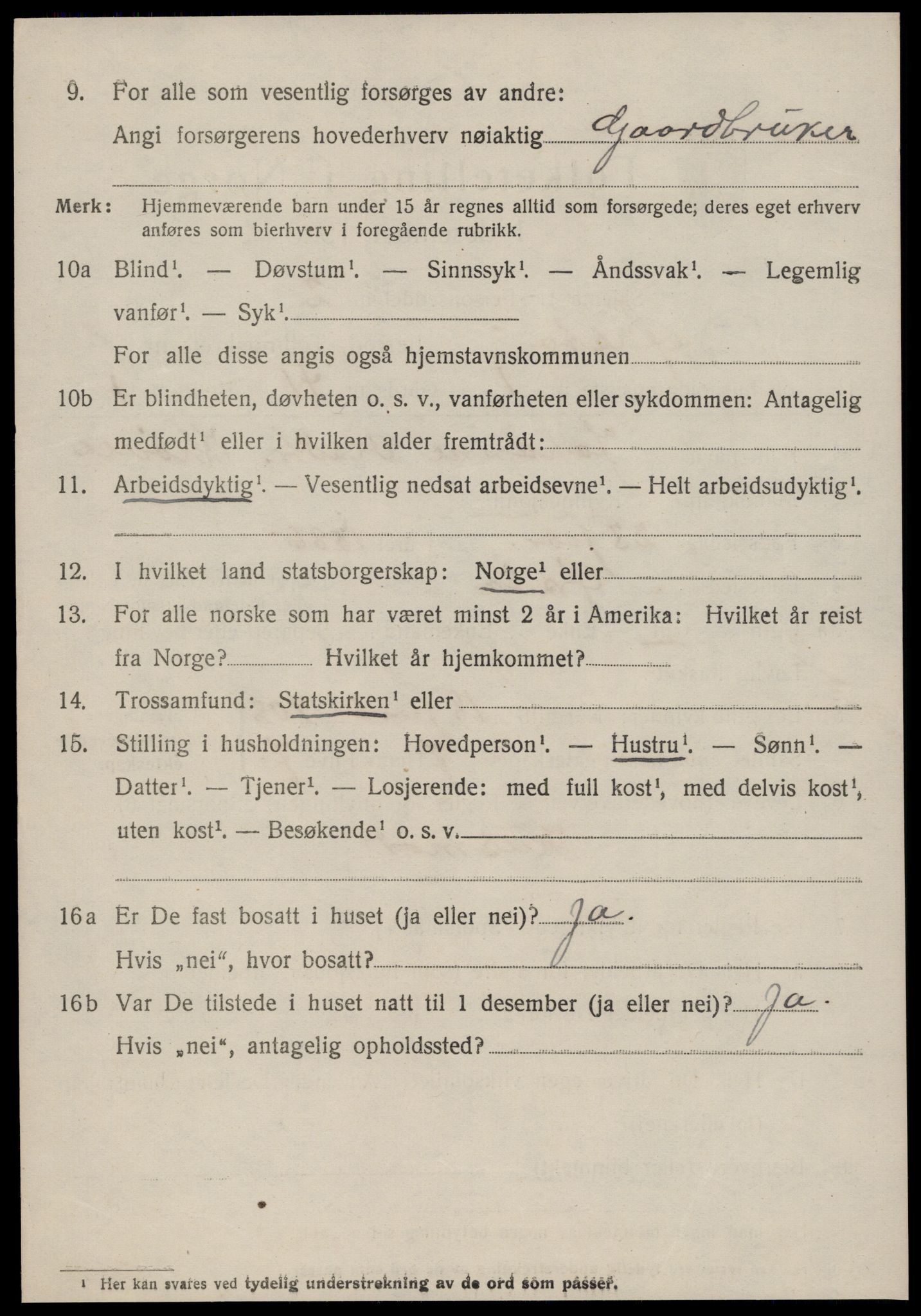 SAT, 1920 census for Ørsta, 1920, p. 5431