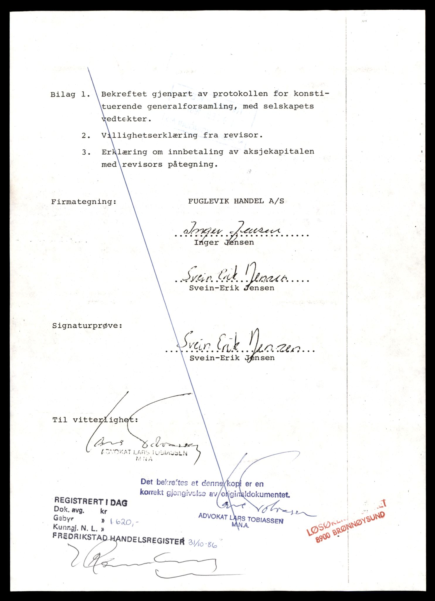 Fredrikstad tingrett, AV/SAT-A-10473/K/Kb/Kbb/L0018: Enkeltmannsforetak, aksjeselskap og andelslag, Fu-Ga, 1944-1990, p. 2