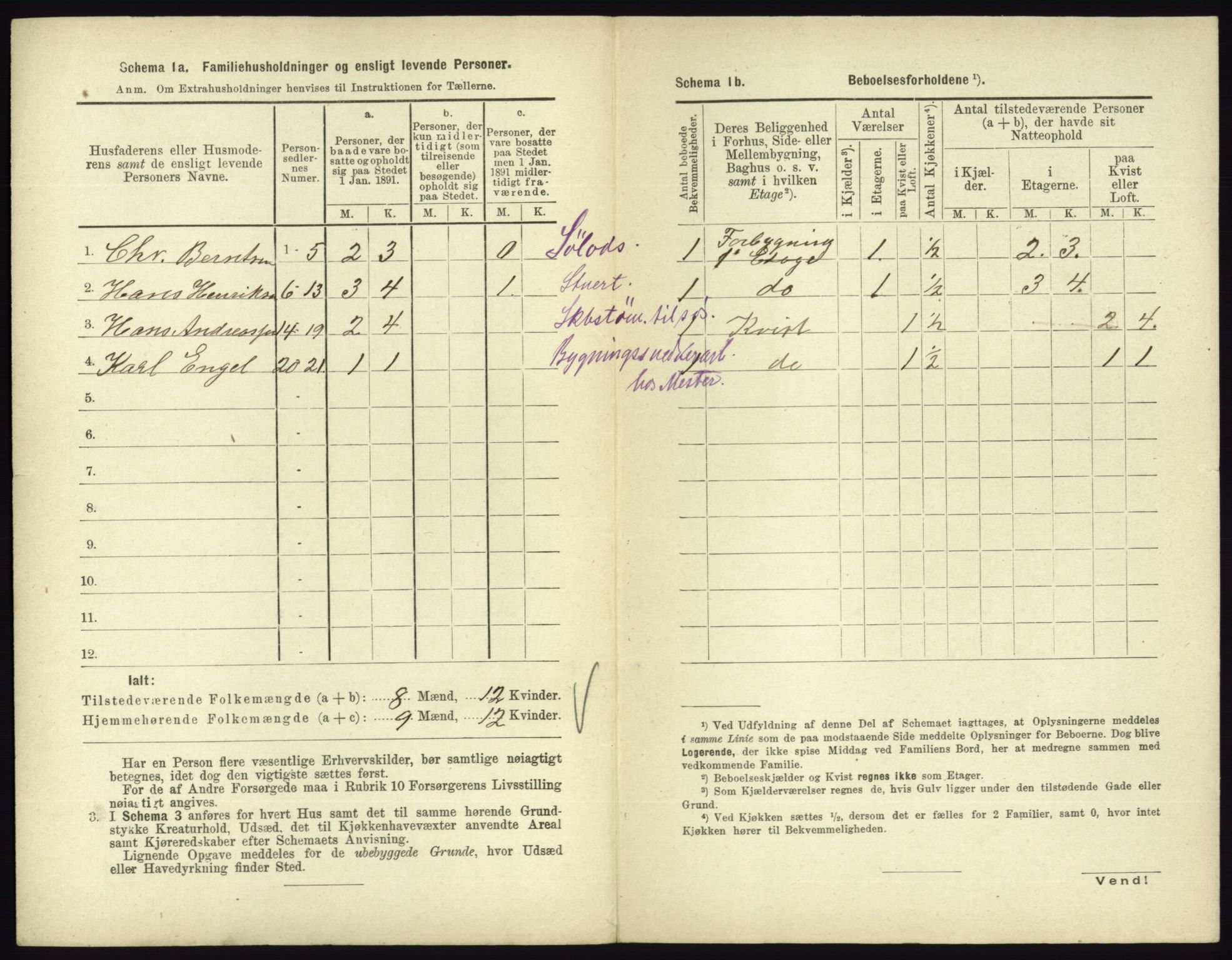 RA, 1891 census for 0705 Tønsberg, 1891, p. 279