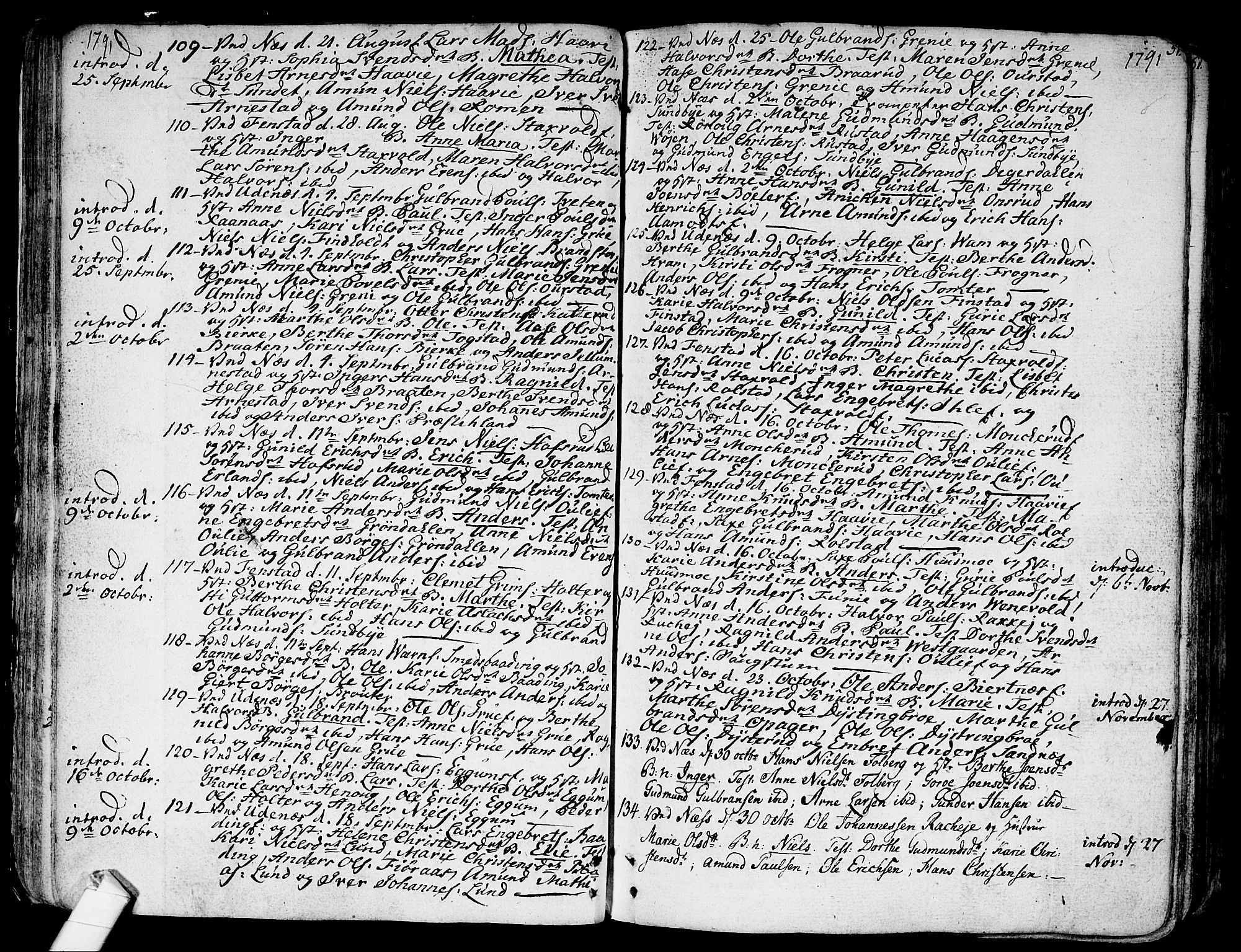 Nes prestekontor Kirkebøker, SAO/A-10410/F/Fa/L0004: Parish register (official) no. I 4, 1781-1816, p. 51