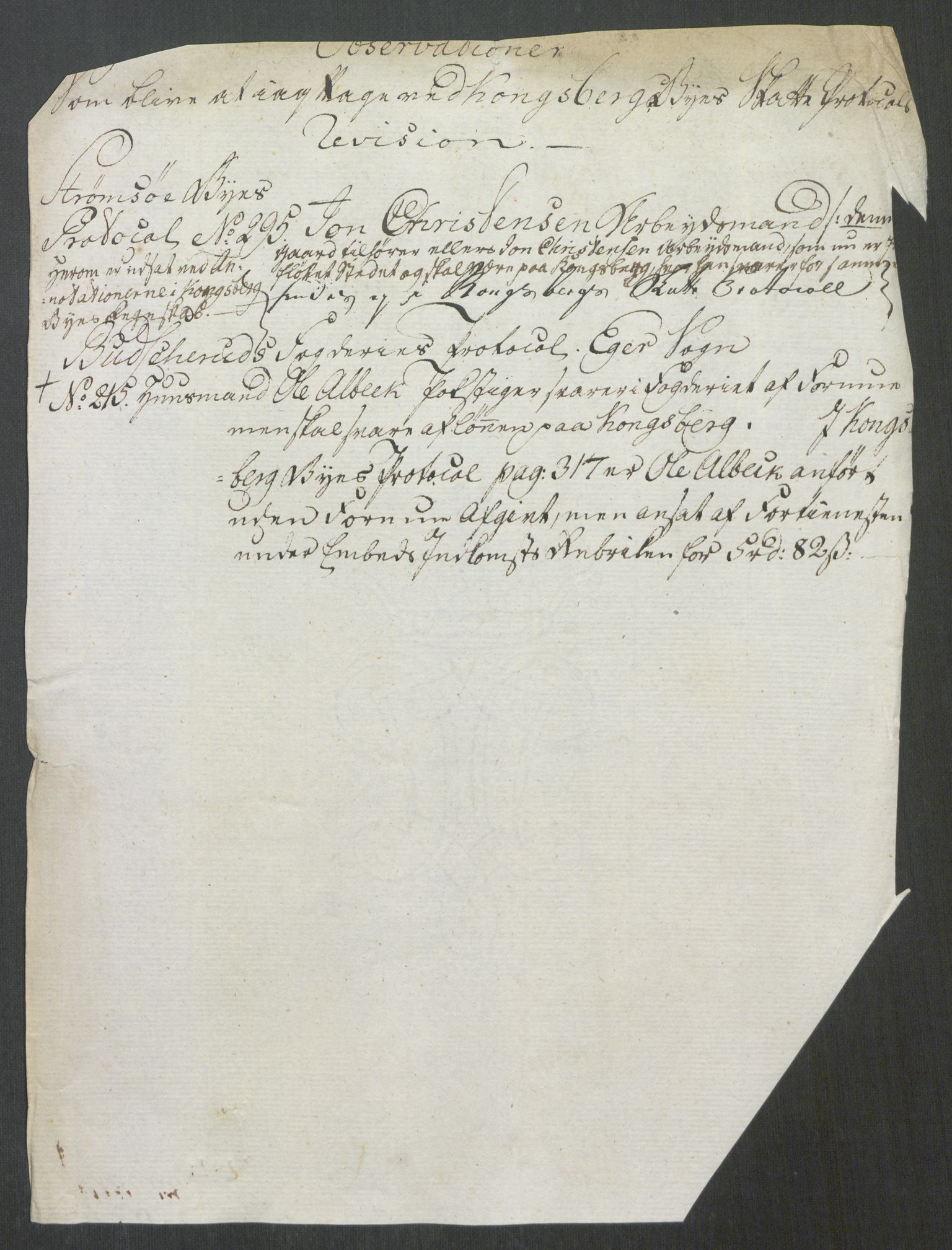 Rentekammeret inntil 1814, Reviderte regnskaper, Mindre regnskaper, AV/RA-EA-4068/Rf/Rfe/L0019: Jæren og Dalane fogderi, Kongsberg, 1789, p. 252