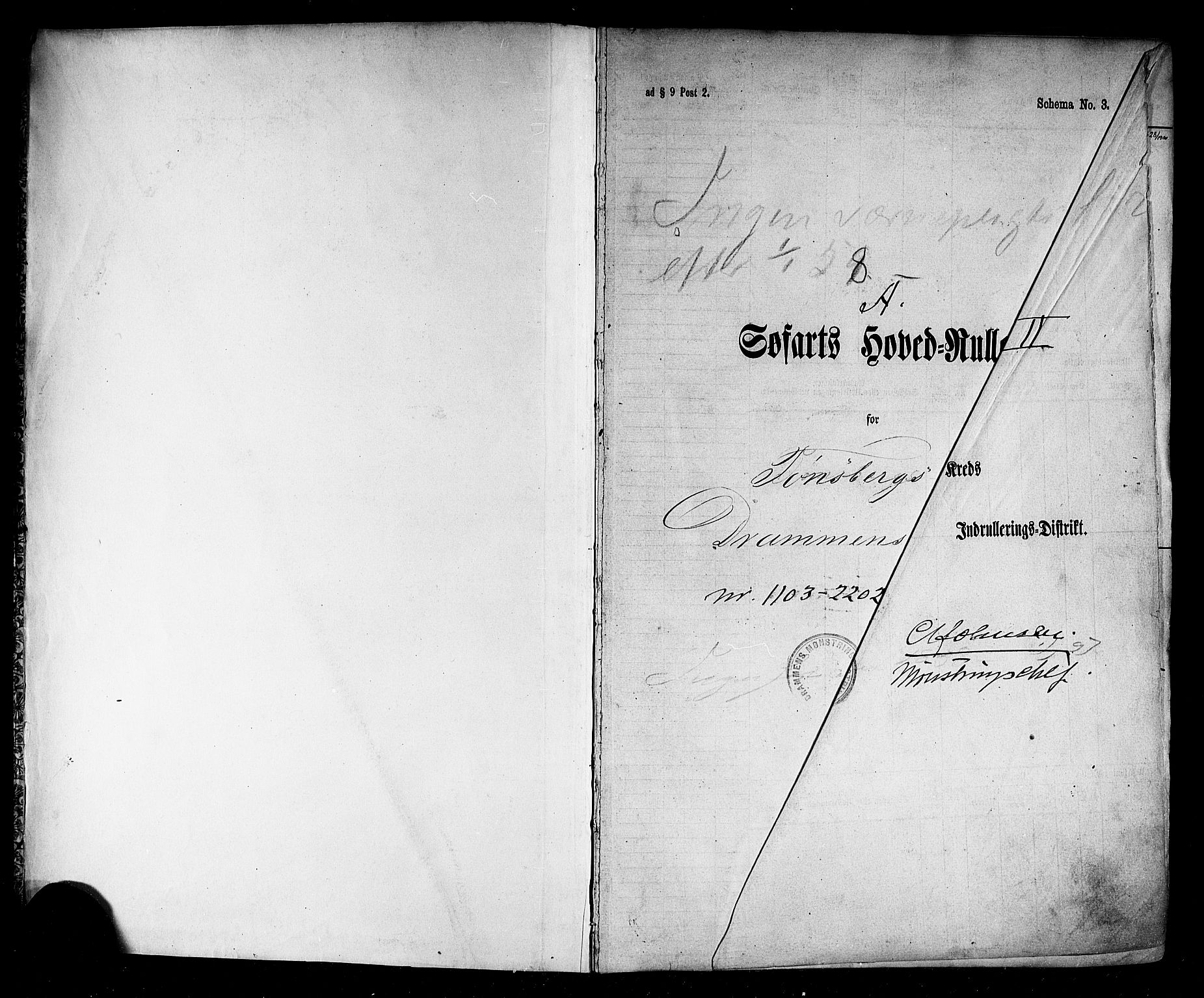 Tønsberg innrulleringskontor, SAKO/A-786/F/Fc/Fcb/L0002: Hovedrulle Patent nr. 1103-2202, 1869, p. 3