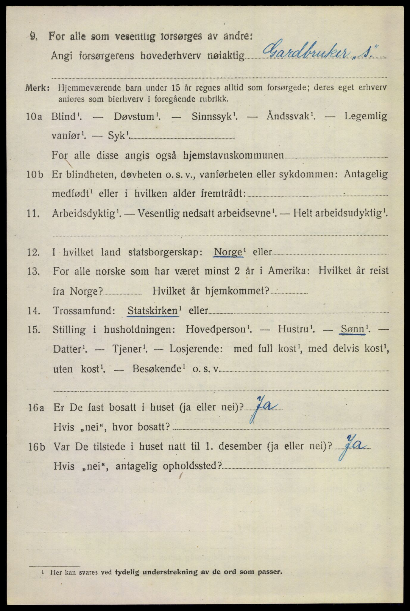 SAKO, 1920 census for Ål, 1920, p. 5953