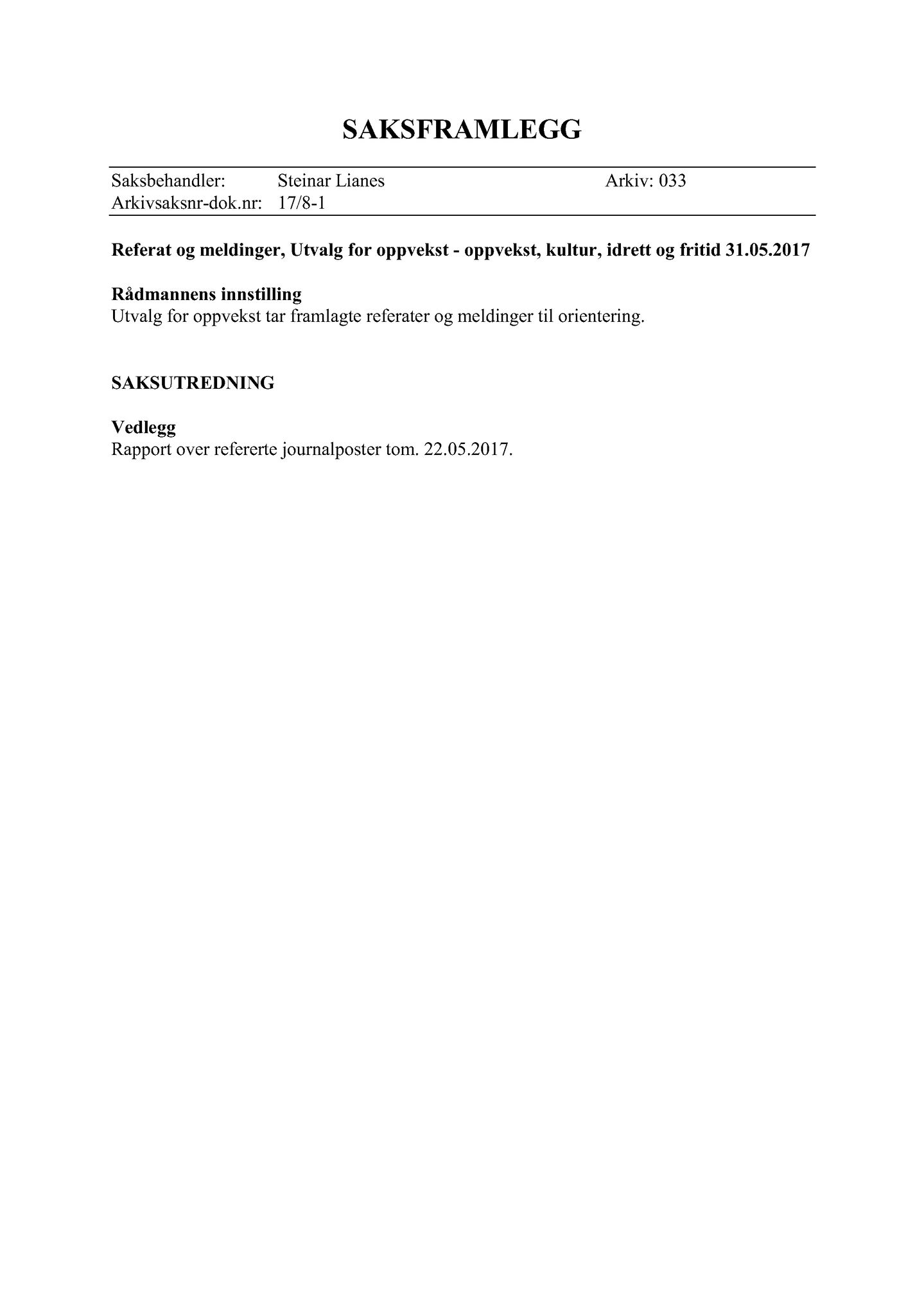 Klæbu Kommune, TRKO/KK/04-UO/L008: Utvalg for oppvekst - Møtedokumenter, 2017, p. 183