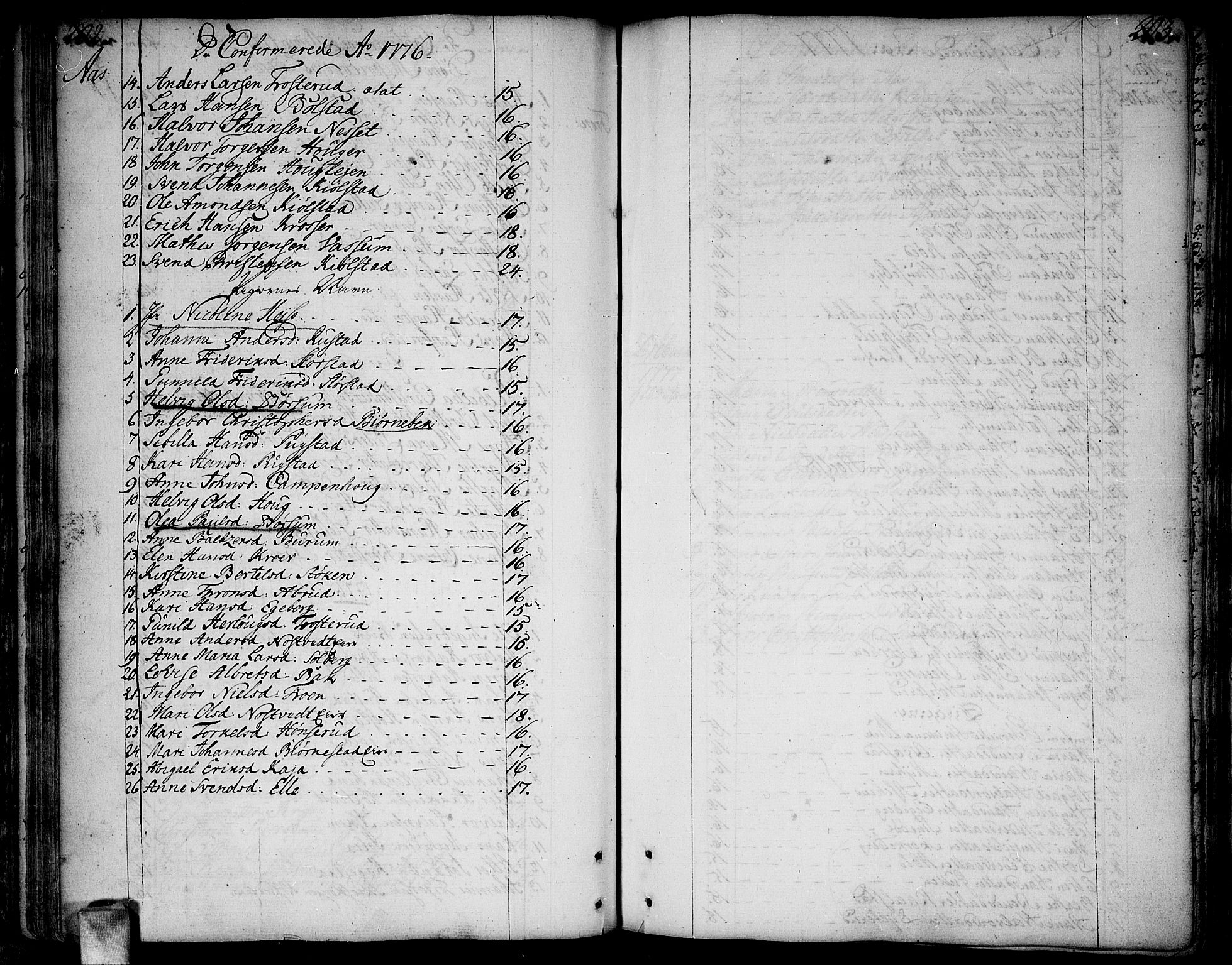 Ås prestekontor Kirkebøker, AV/SAO-A-10894/F/Fa/L0001: Parish register (official) no. I 1, 1742-1778, p. 202-203