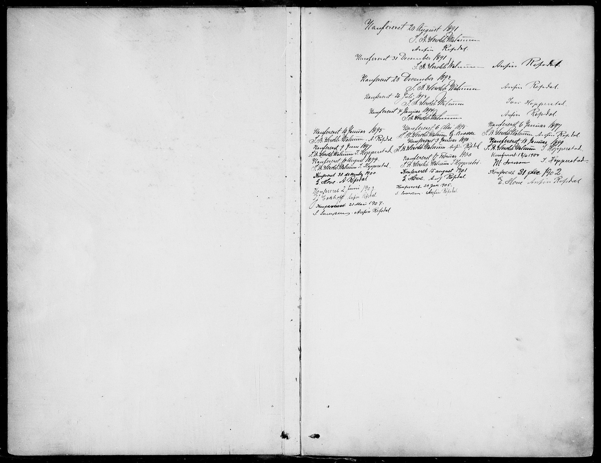 Vik sokneprestembete, SAB/A-81501: Parish register (official) no. B  2, 1891-1907