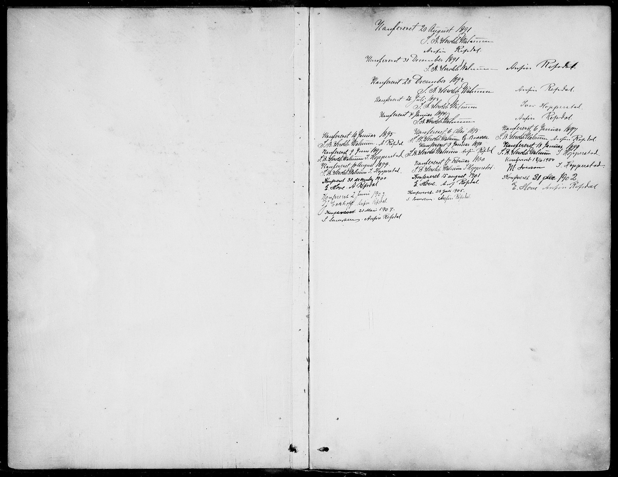 Vik sokneprestembete, AV/SAB-A-81501/H/Haa/Haab/L0002: Parish register (official) no. B  2, 1891-1907