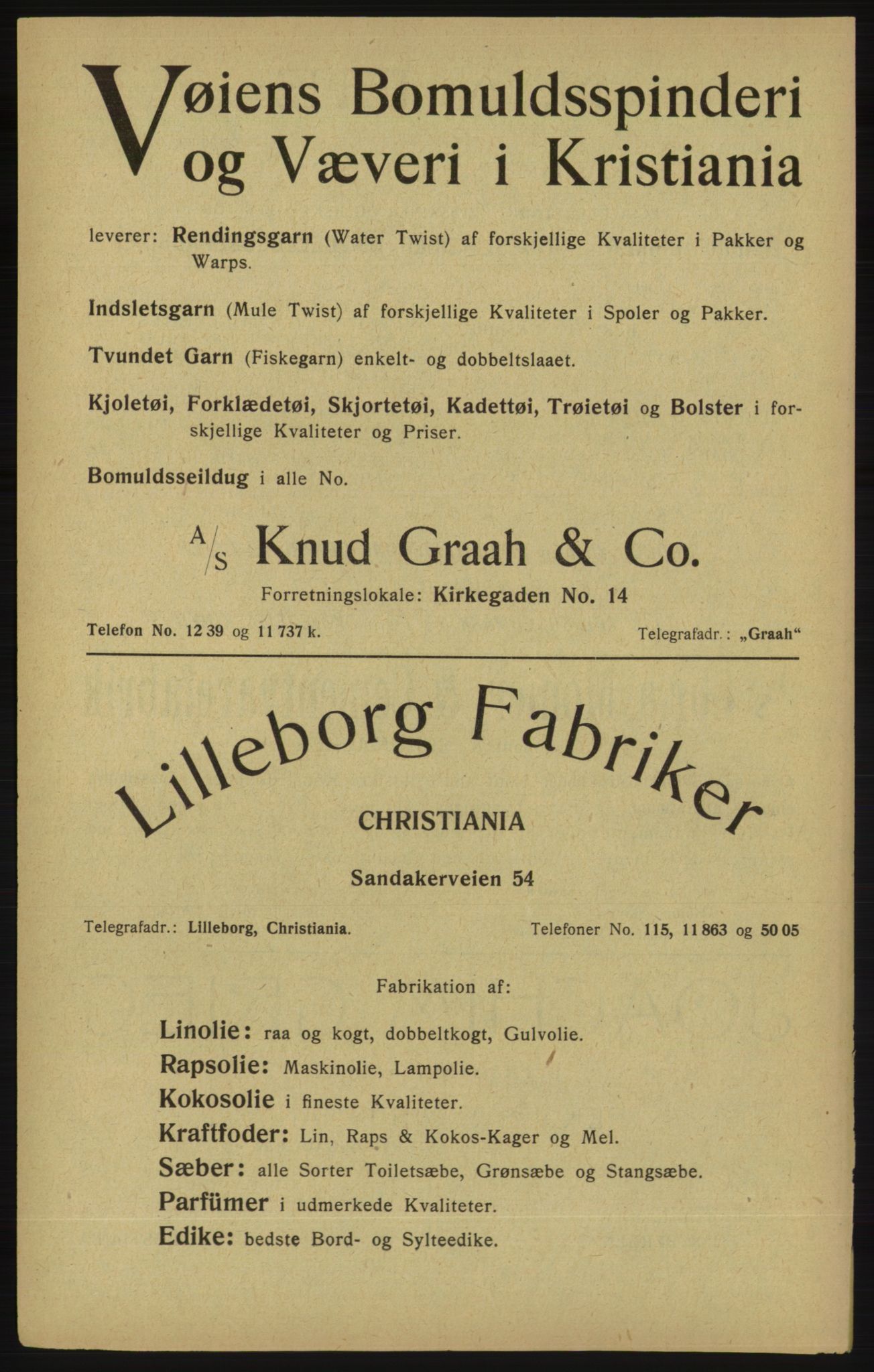 Kristiania/Oslo adressebok, PUBL/-, 1913, p. 10