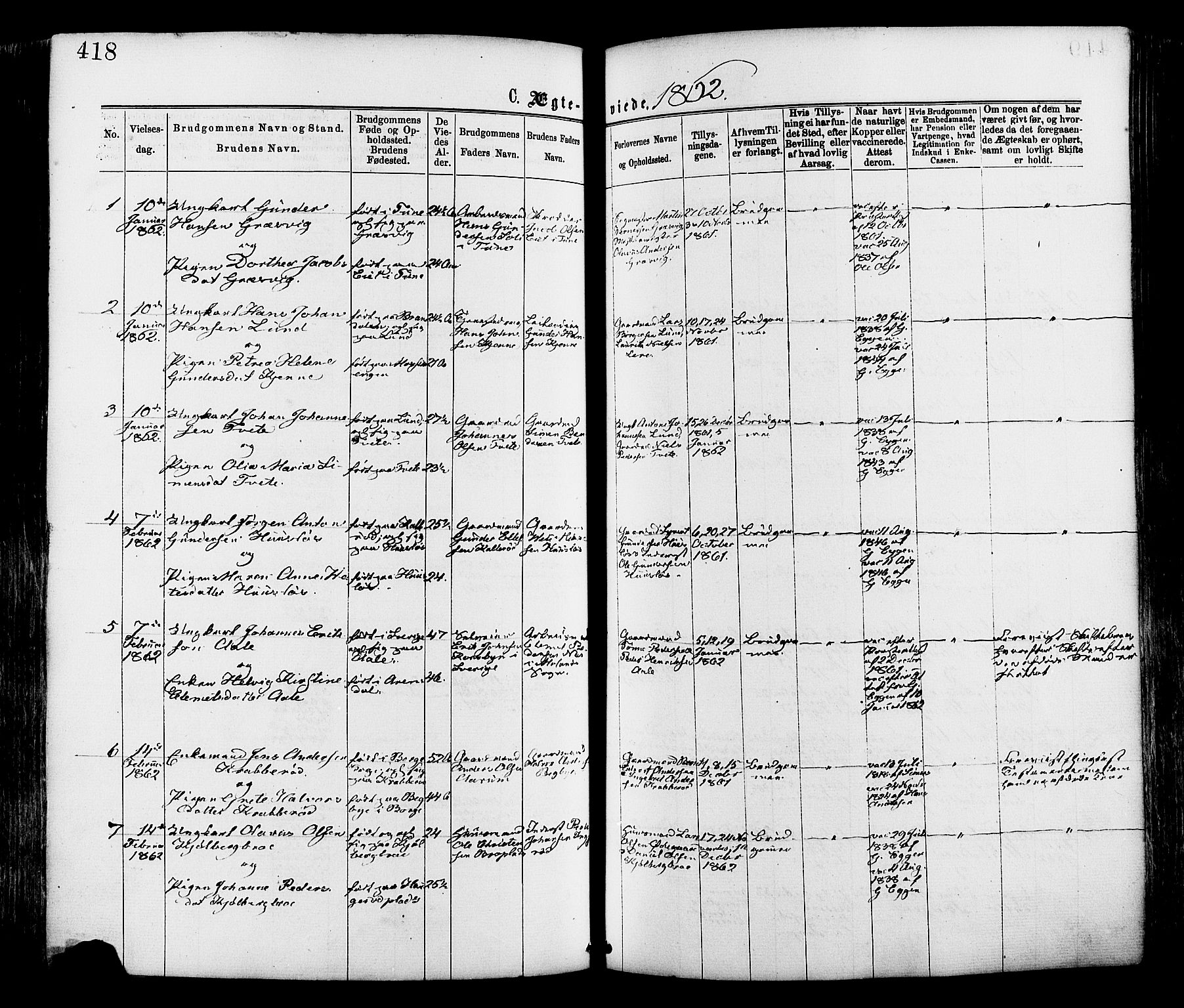 Onsøy prestekontor Kirkebøker, SAO/A-10914/F/Fa/L0004: Parish register (official) no. I 4, 1861-1877, p. 418