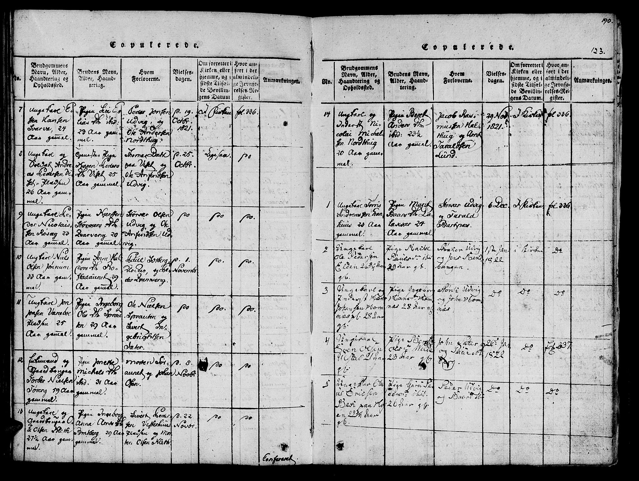 Ministerialprotokoller, klokkerbøker og fødselsregistre - Nord-Trøndelag, SAT/A-1458/741/L0387: Parish register (official) no. 741A03 /1, 1817-1822, p. 123