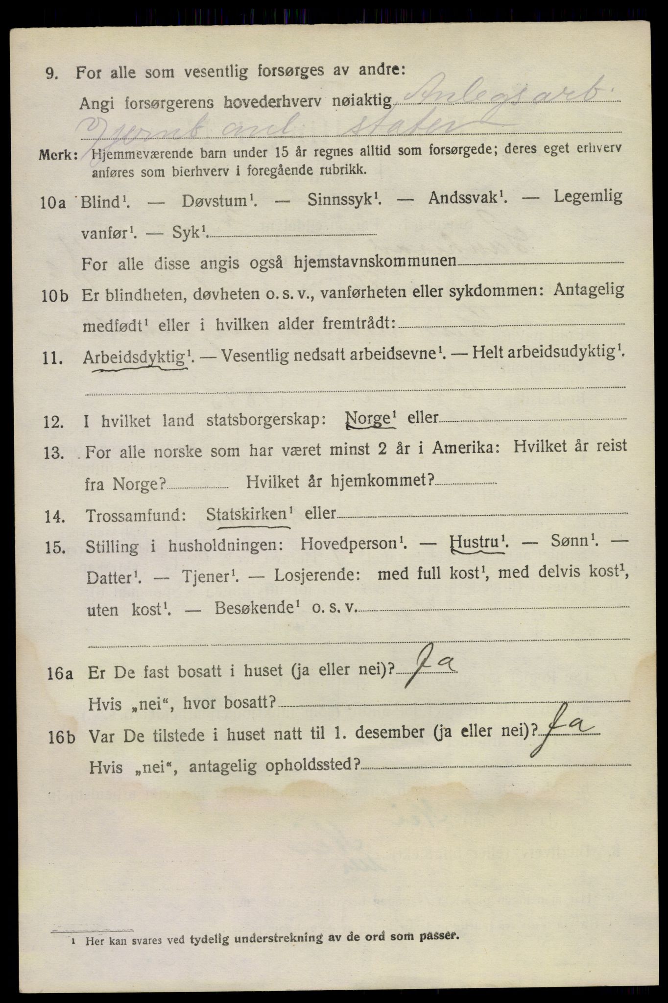 SAKO, 1920 census for Sauherad, 1920, p. 9037