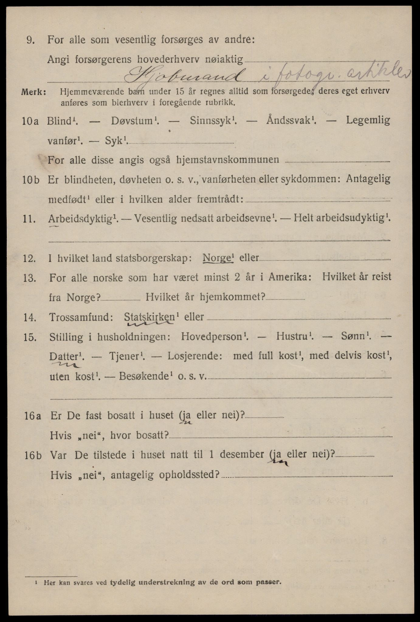 SAST, 1920 census for Stavanger, 1920, p. 84737