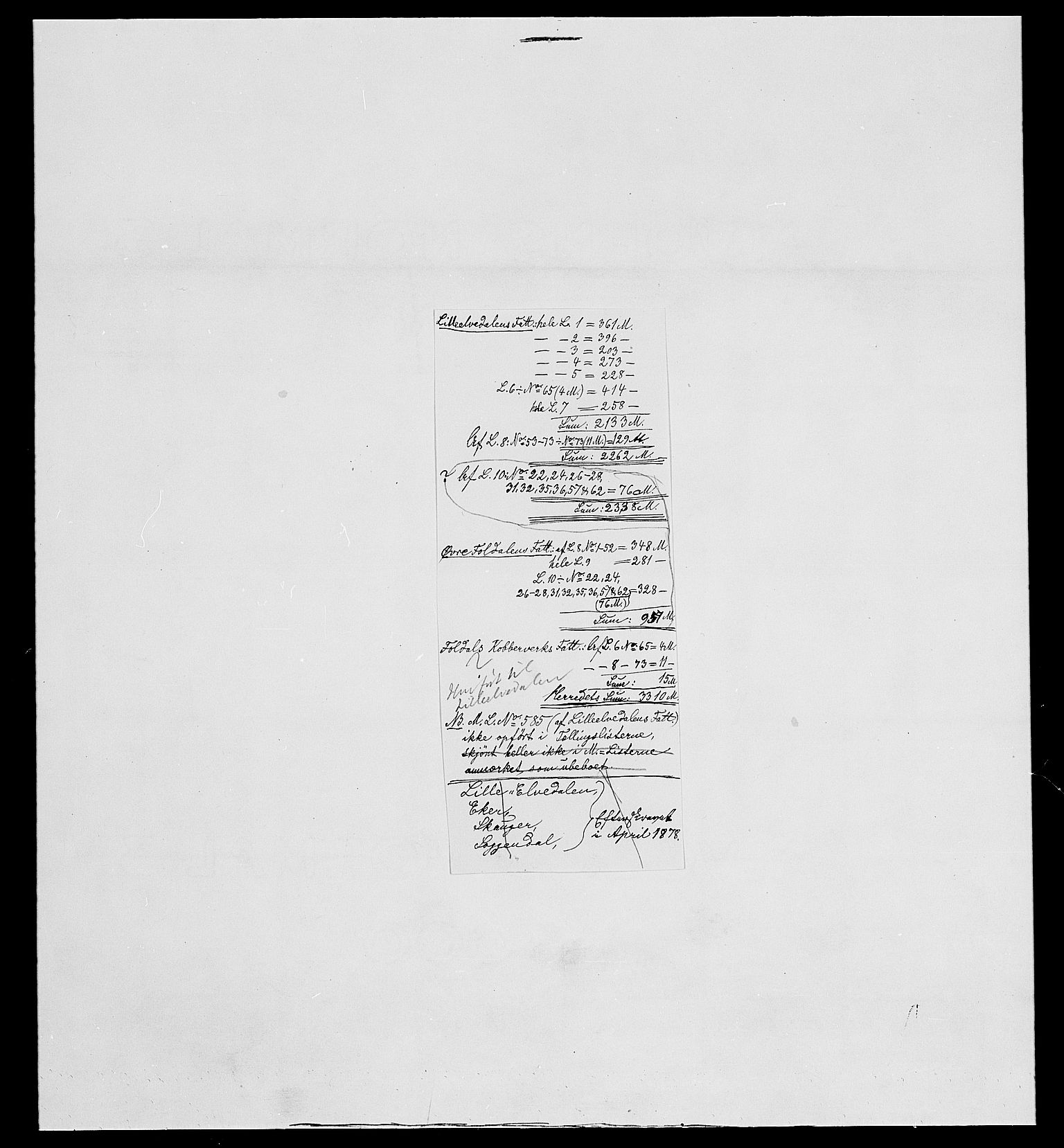 SAH, 1875 census for 0438P Lille Elvedalen, 1875, p. 15