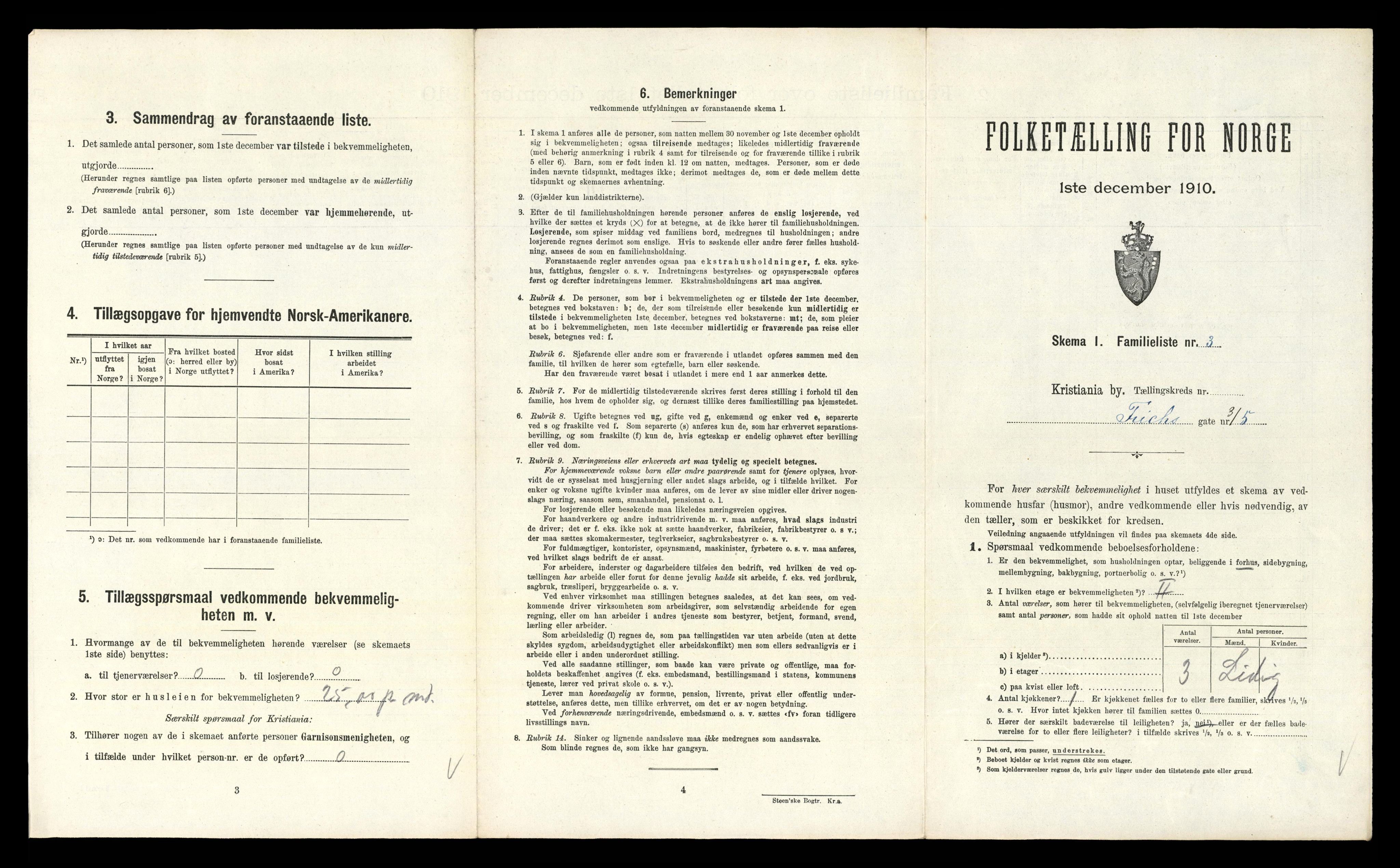 RA, 1910 census for Kristiania, 1910, p. 26125