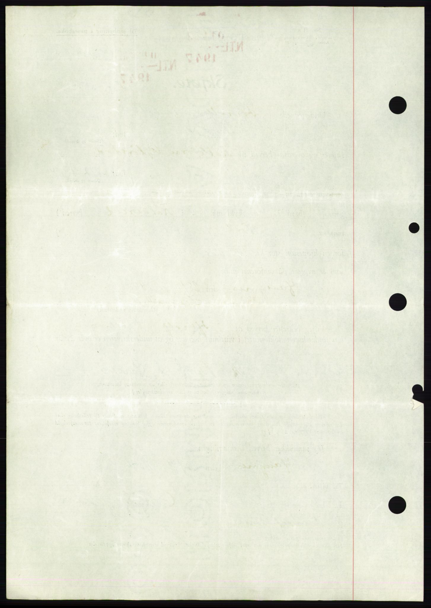 Namdal sorenskriveri, AV/SAT-A-4133/1/2/2C: Mortgage book no. -, 1947-1947, Diary no: : 2043/1947