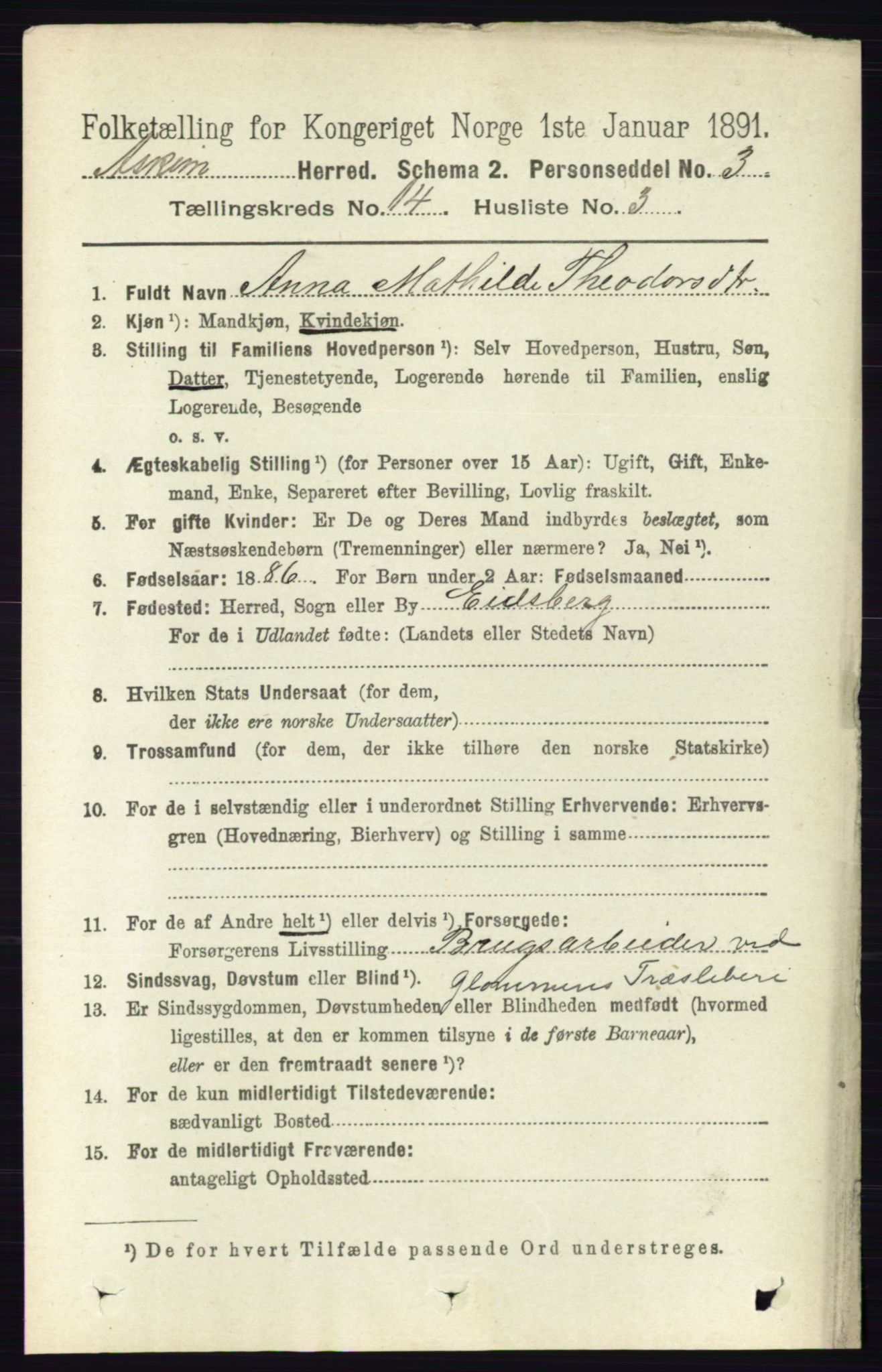 RA, 1891 census for 0124 Askim, 1891, p. 2269