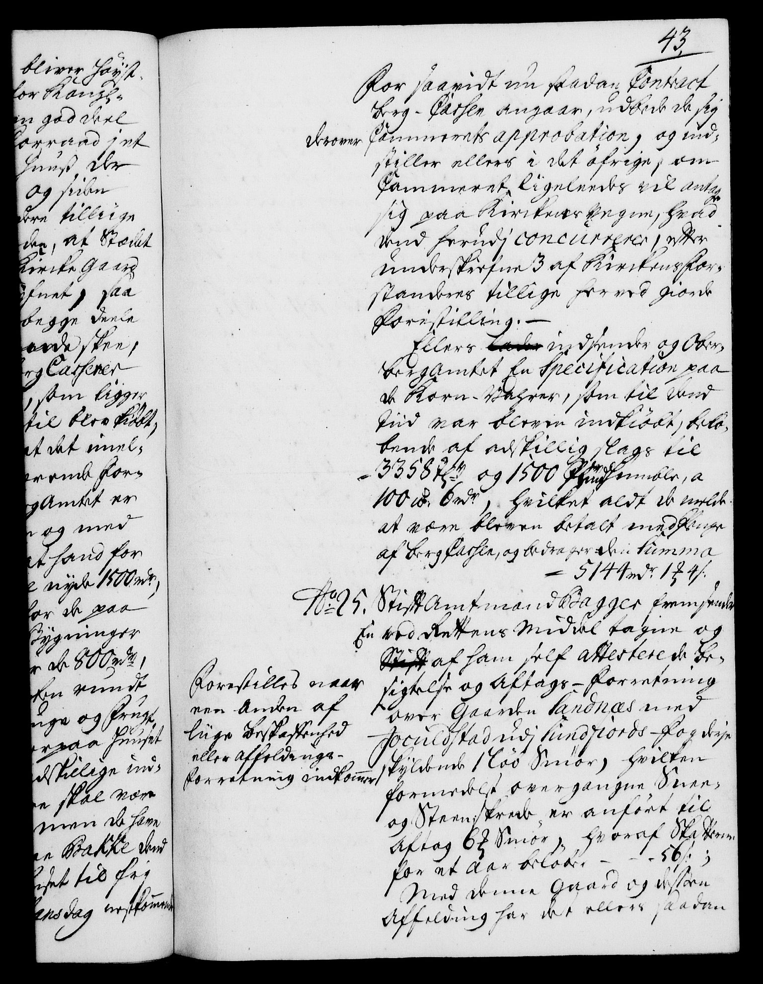 Rentekammeret, Kammerkanselliet, RA/EA-3111/G/Gh/Gha/L0021: Norsk ekstraktmemorialprotokoll (merket RK 53.66), 1739, p. 43
