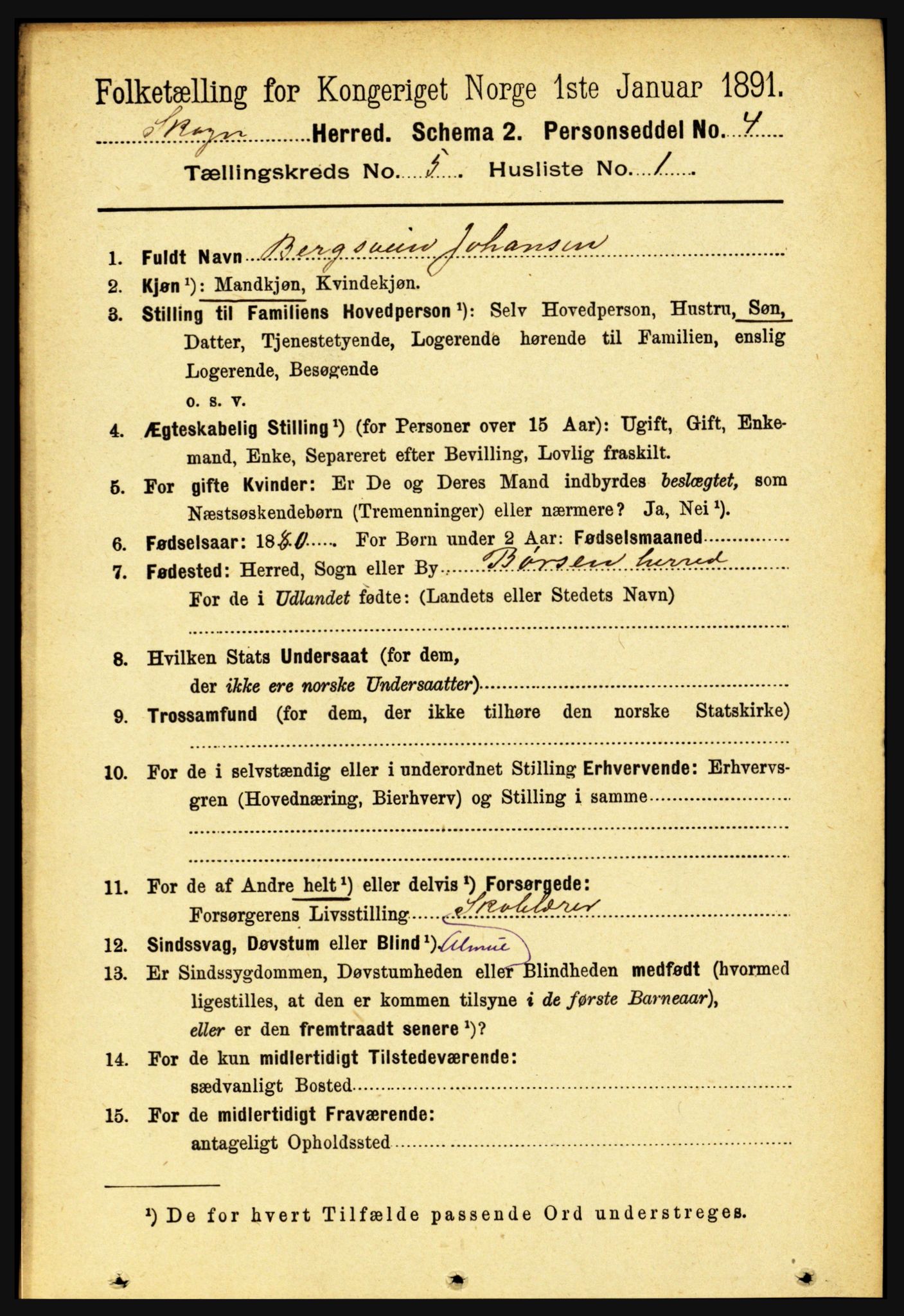 RA, 1891 census for 1719 Skogn, 1891, p. 2928