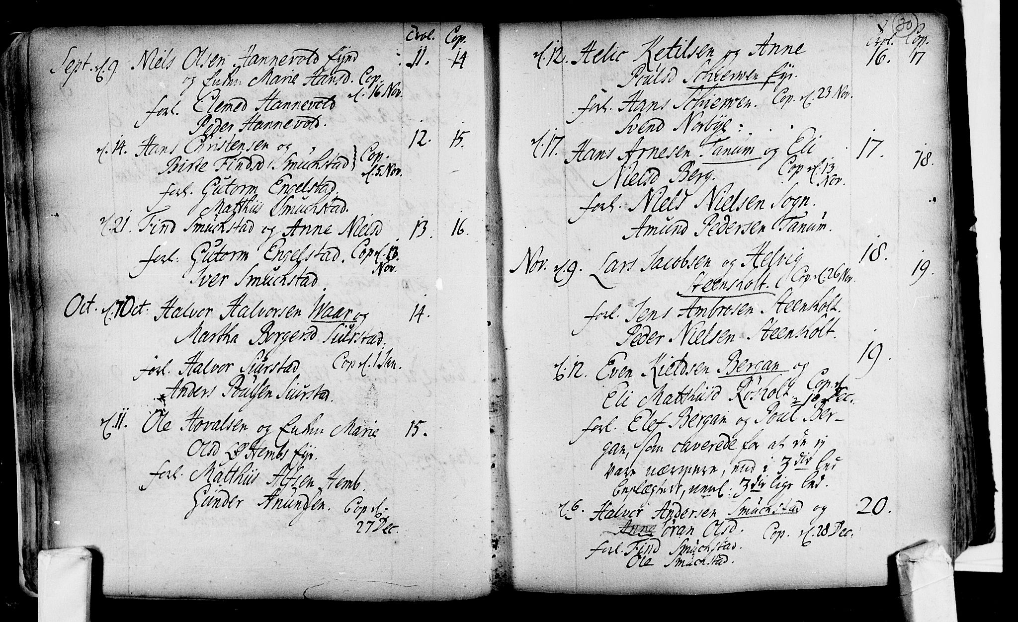 Lardal kirkebøker, SAKO/A-350/F/Fa/L0004: Parish register (official) no. i 4, 1733-1815, p. 30