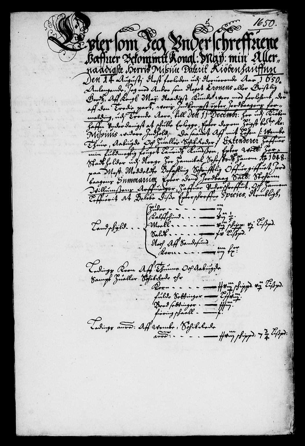 Rentekammeret inntil 1814, Reviderte regnskaper, Lensregnskaper, AV/RA-EA-5023/R/Rb/Rbc/L0007: Tune, Åbygge og Veme len, 1648-1652