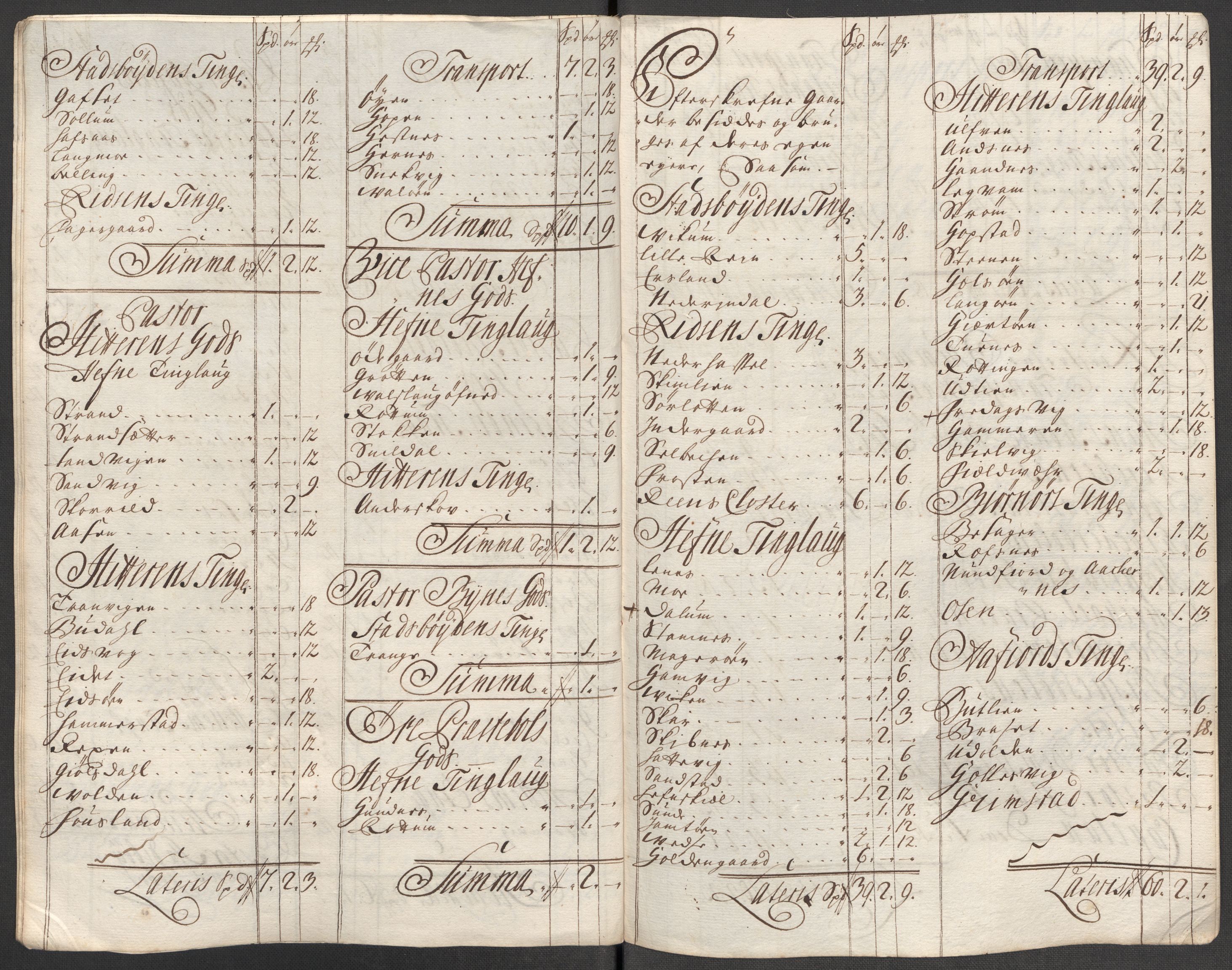 Rentekammeret inntil 1814, Reviderte regnskaper, Fogderegnskap, AV/RA-EA-4092/R57/L3861: Fogderegnskap Fosen, 1712-1713, p. 466