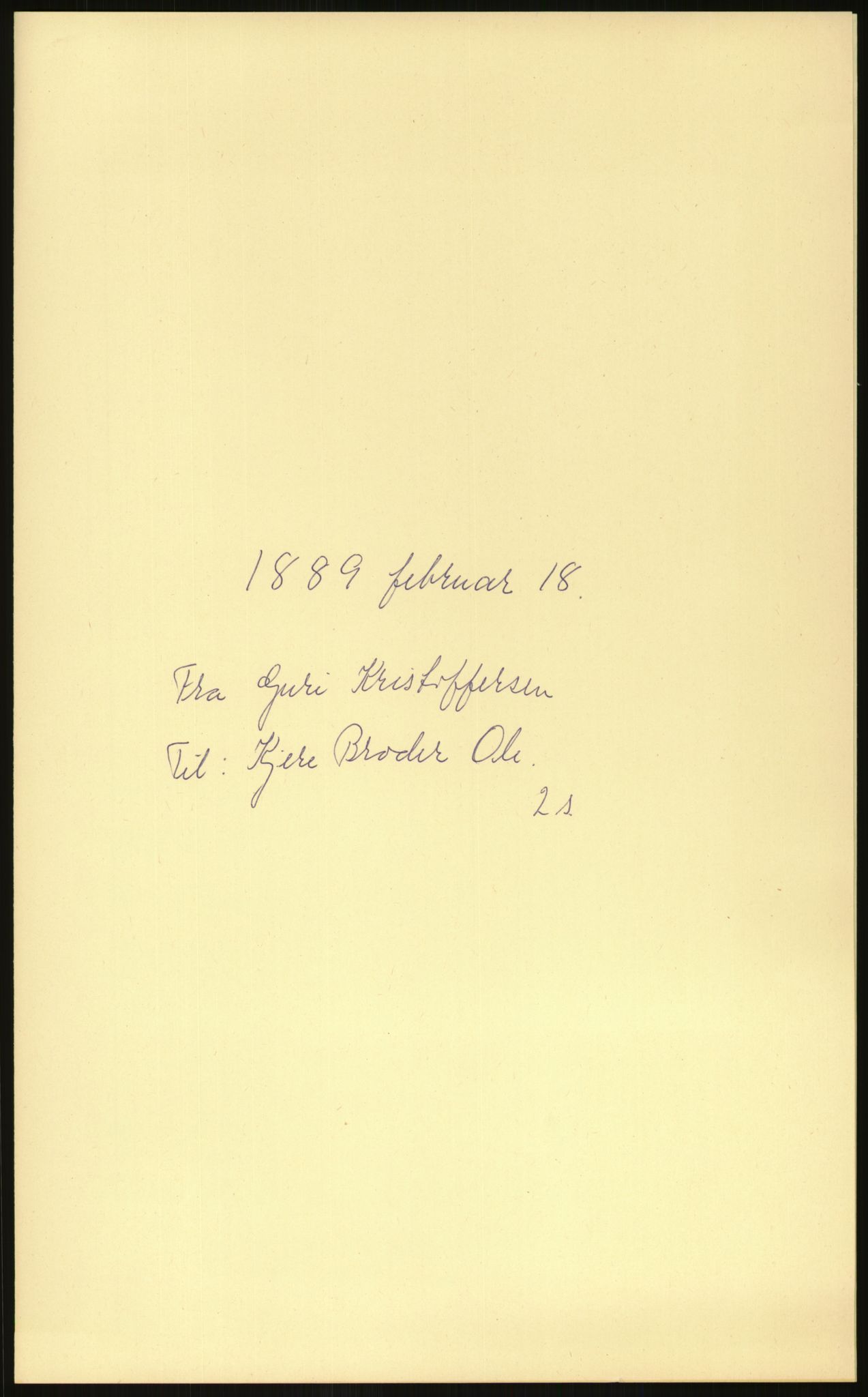 Samlinger til kildeutgivelse, Amerikabrevene, AV/RA-EA-4057/F/L0019: Innlån fra Buskerud: Fonnem - Kristoffersen, 1838-1914, p. 785