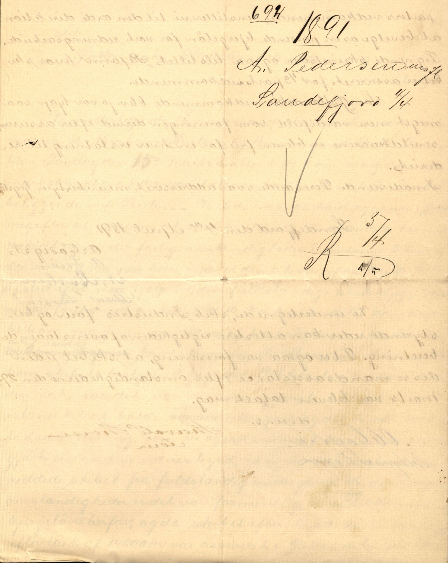 Pa 63 - Østlandske skibsassuranceforening, VEMU/A-1079/G/Ga/L0027/0012: Havaridokumenter / Hans Nielsen Hauge, Verena, Guldfaxe, India, Industri, 1891, p. 32