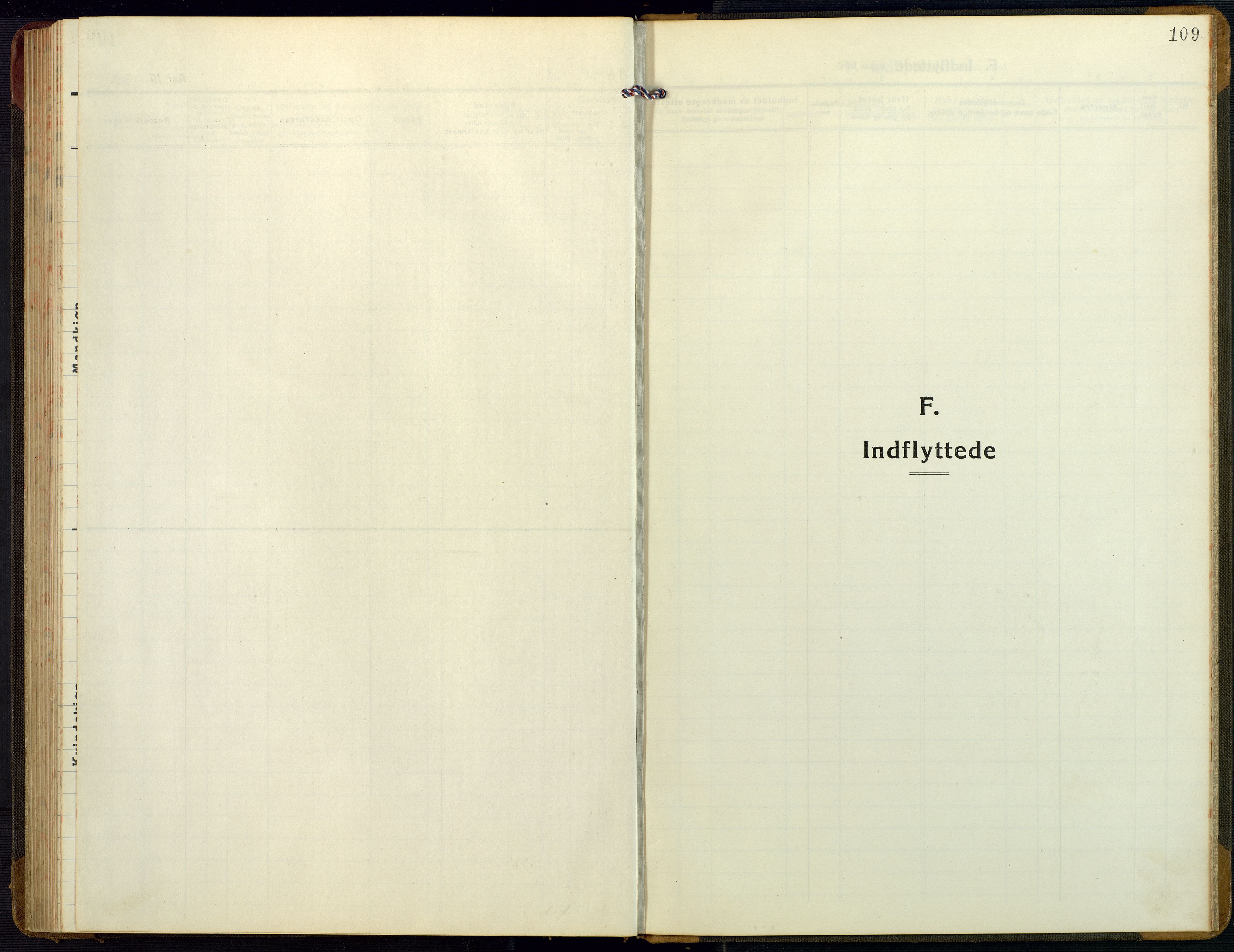 Bygland sokneprestkontor, AV/SAK-1111-0006/F/Fb/Fbb/L0005: Parish register (copy) no. B 5, 1920-1955, p. 109