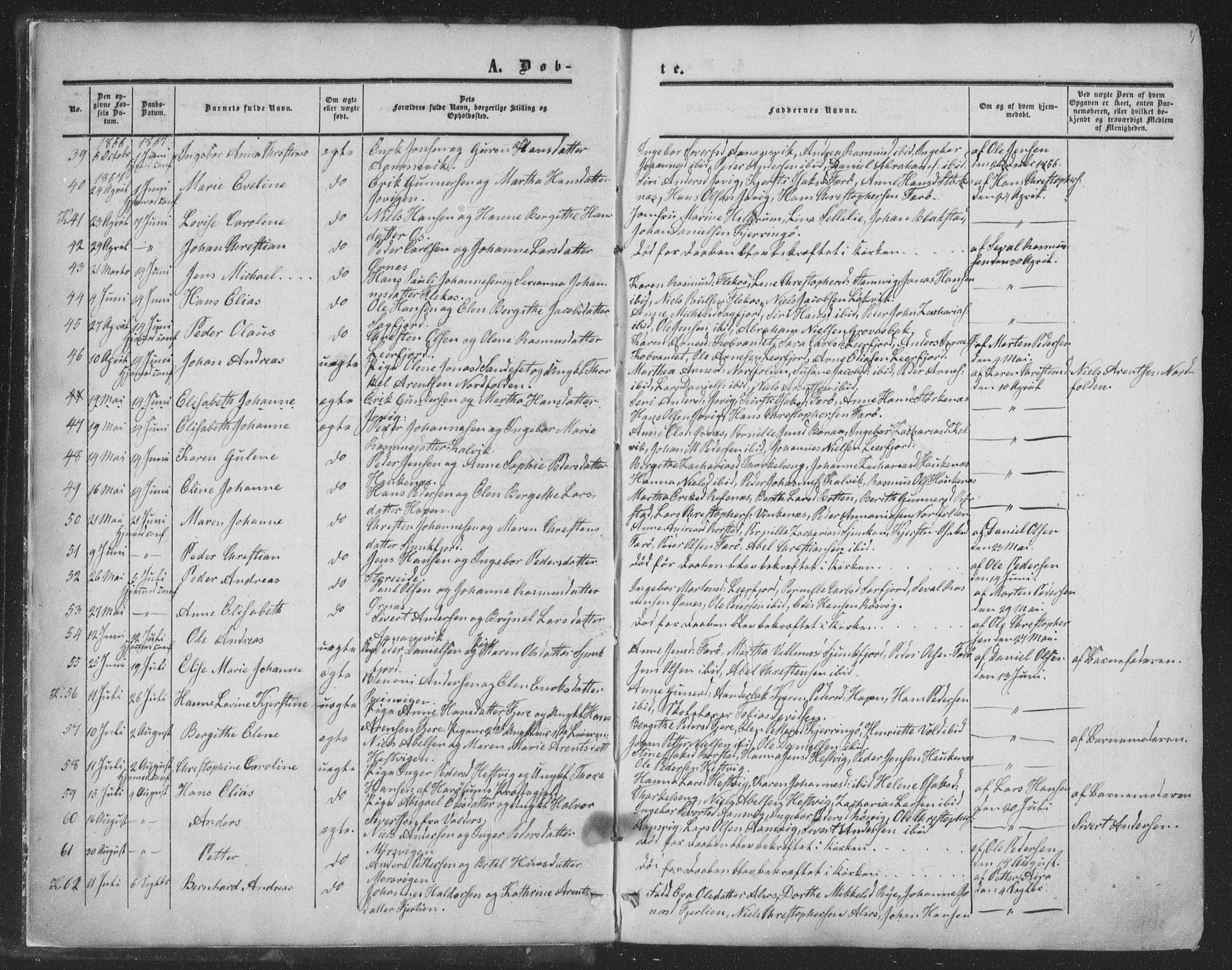 Ministerialprotokoller, klokkerbøker og fødselsregistre - Nordland, AV/SAT-A-1459/853/L0770: Parish register (official) no. 853A09, 1857-1870, p. 7