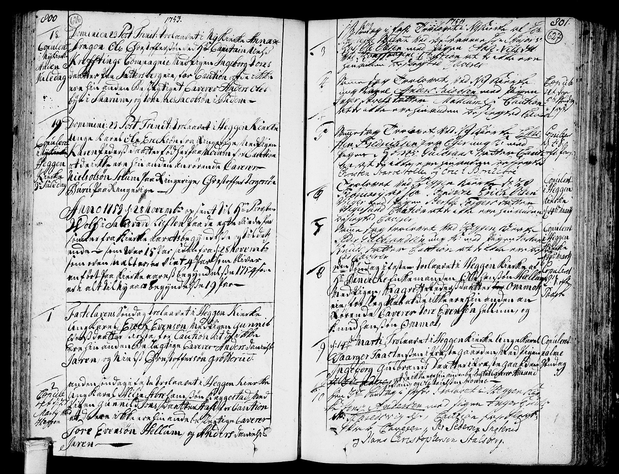 Modum kirkebøker, SAKO/A-234/F/Fa/L0002: Parish register (official) no. 2, 1741-1782, p. 626-627