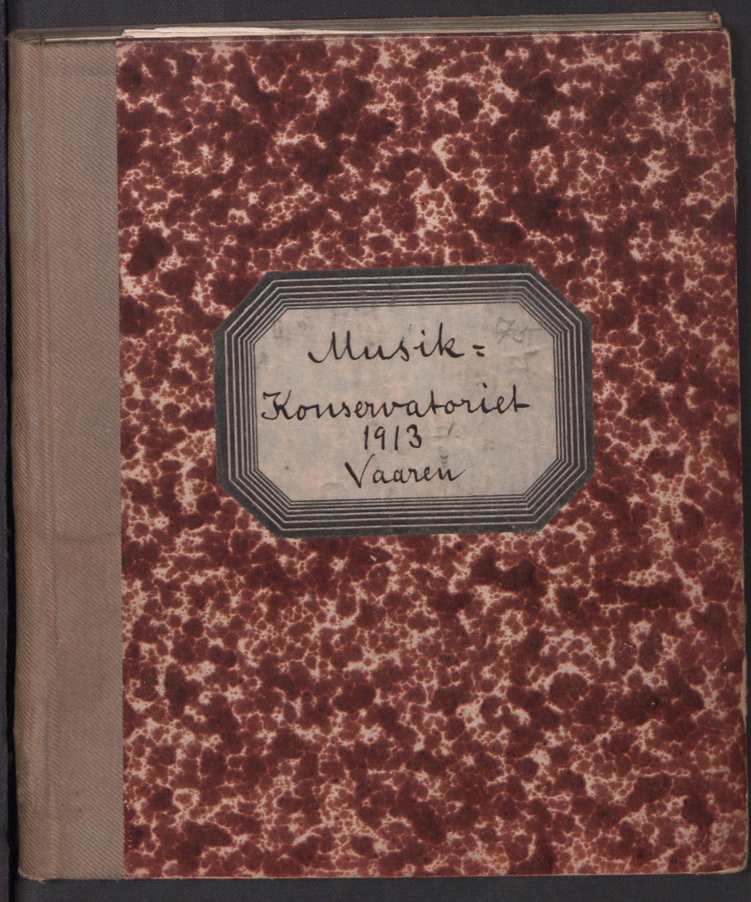 Musikkonservatoriet i Oslo, AV/RA-PA-1761/F/Fa/L0004/0004: Oversikt over lærere, elever, m.m. / Musikkonservatoriet - Vårsemesteret, 1913