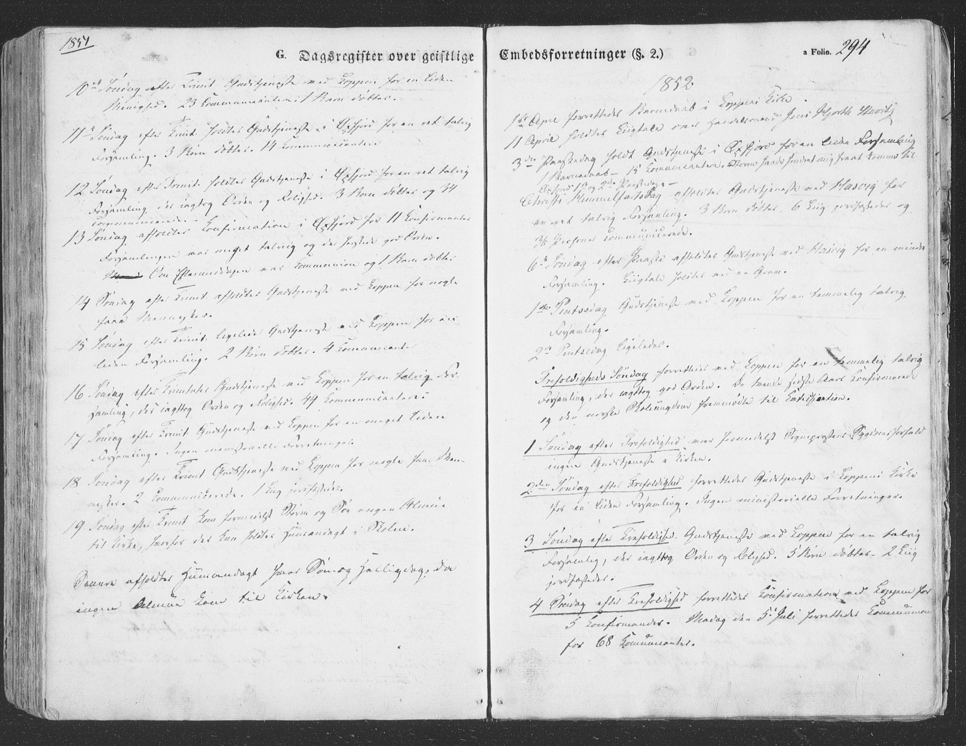 Loppa sokneprestkontor, SATØ/S-1339/H/Ha/L0004kirke: Parish register (official) no. 4, 1849-1868, p. 294