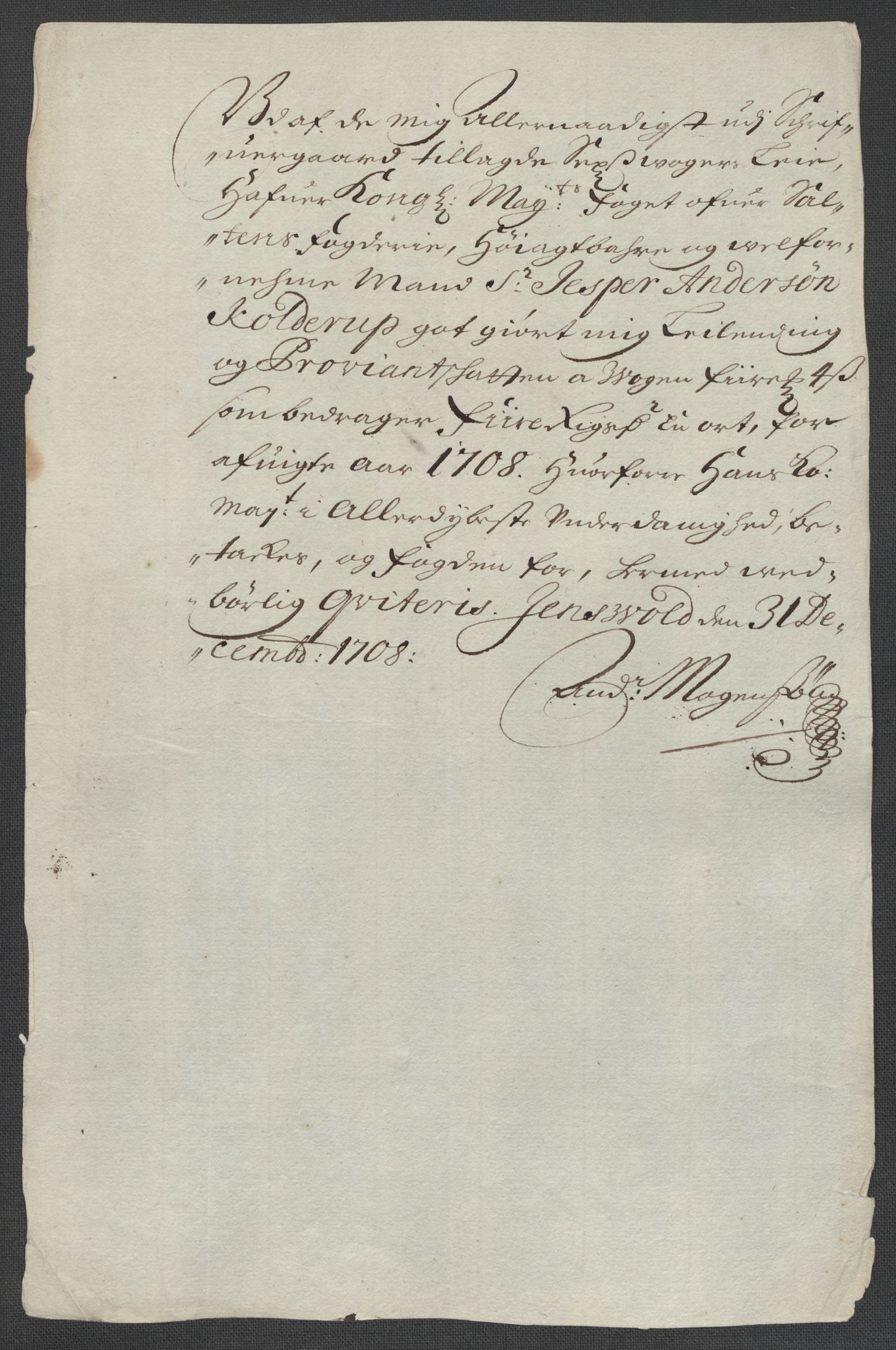Rentekammeret inntil 1814, Reviderte regnskaper, Fogderegnskap, RA/EA-4092/R66/L4581: Fogderegnskap Salten, 1707-1710, p. 286