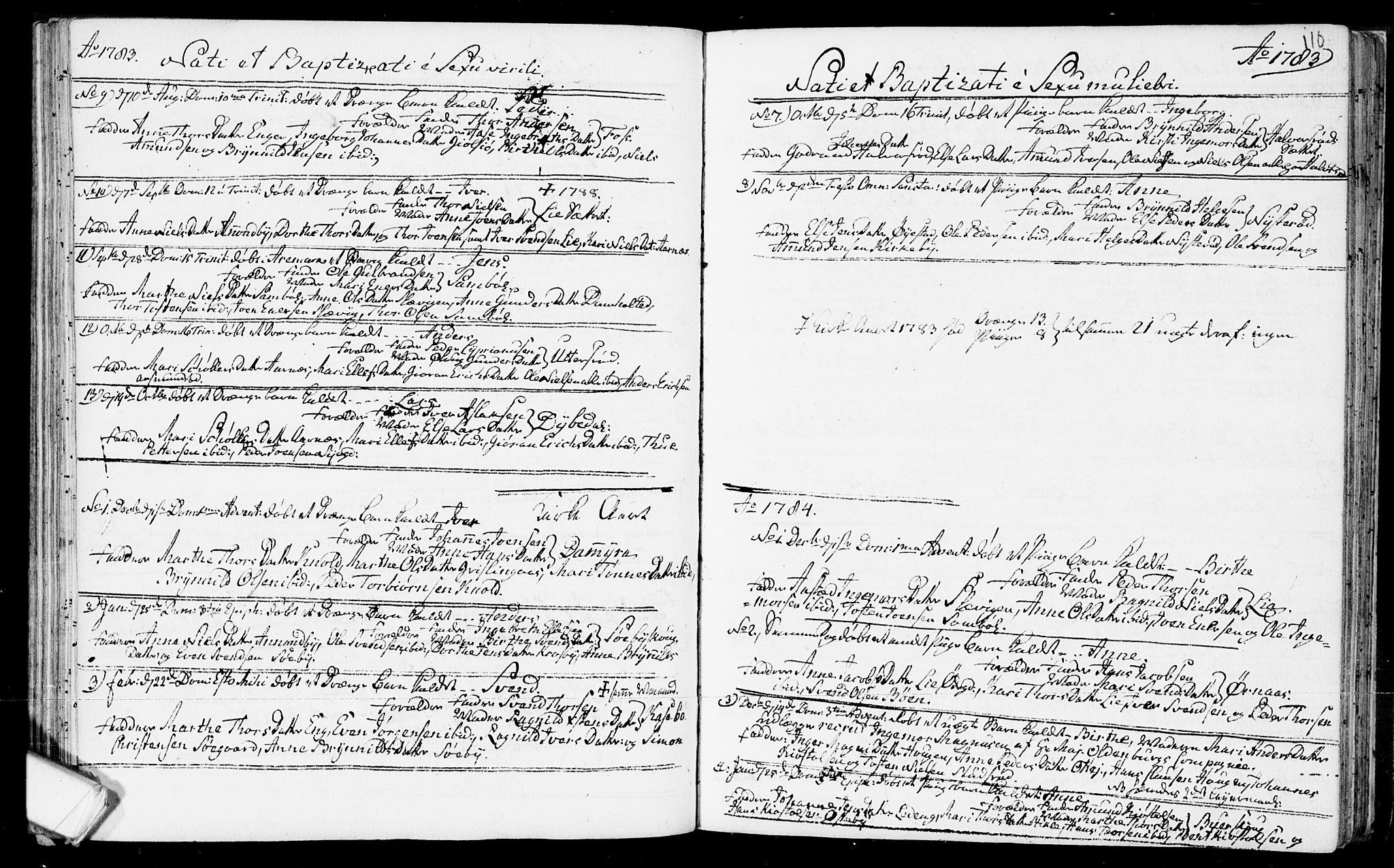 Aremark prestekontor Kirkebøker, SAO/A-10899/F/Fb/L0002: Parish register (official) no.  II 2, 1745-1795, p. 110