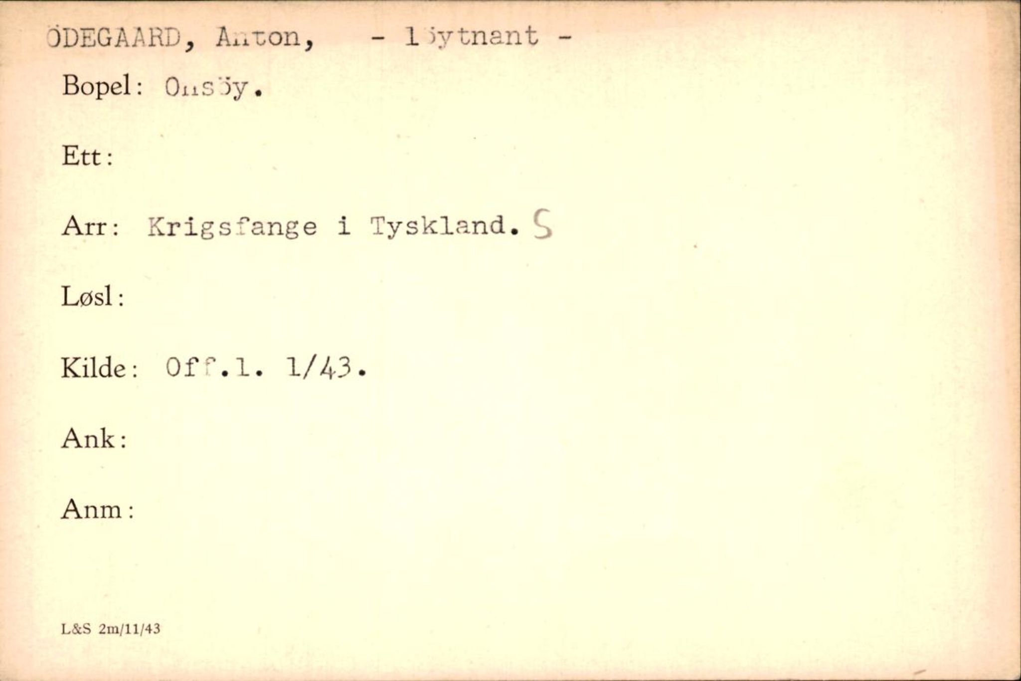 Forsvaret, Forsvarets krigshistoriske avdeling, AV/RA-RAFA-2017/Y/Yf/L0200: II-C-11-2102  -  Norske krigsfanger i Tyskland, 1940-1945, p. 1148