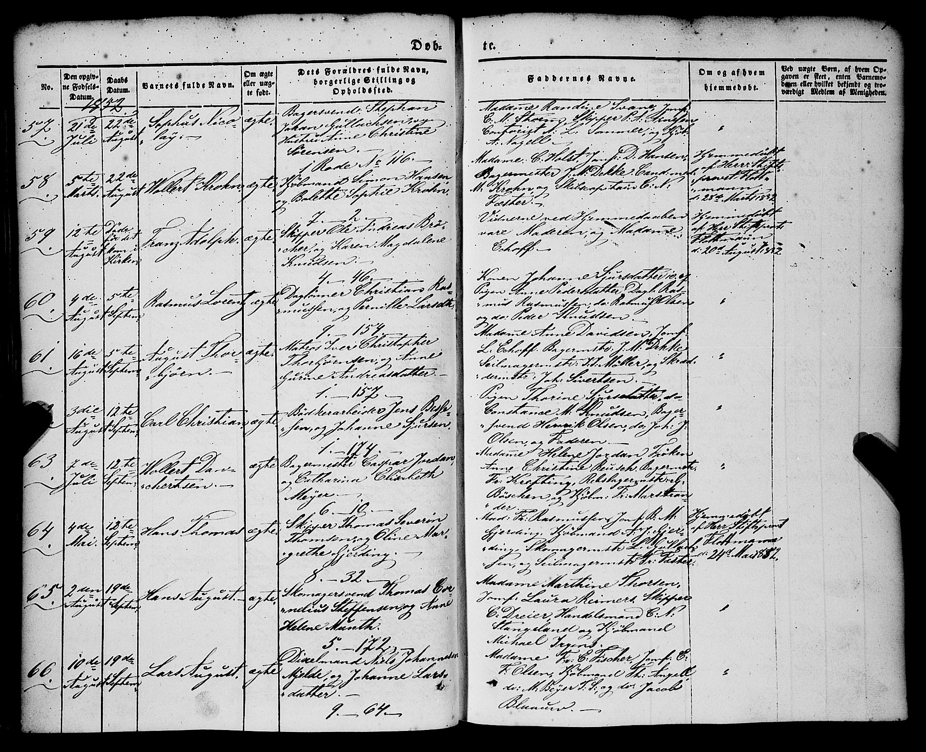Nykirken Sokneprestembete, SAB/A-77101/H/Haa/L0014: Parish register (official) no. B 1, 1844-1858, p. 76
