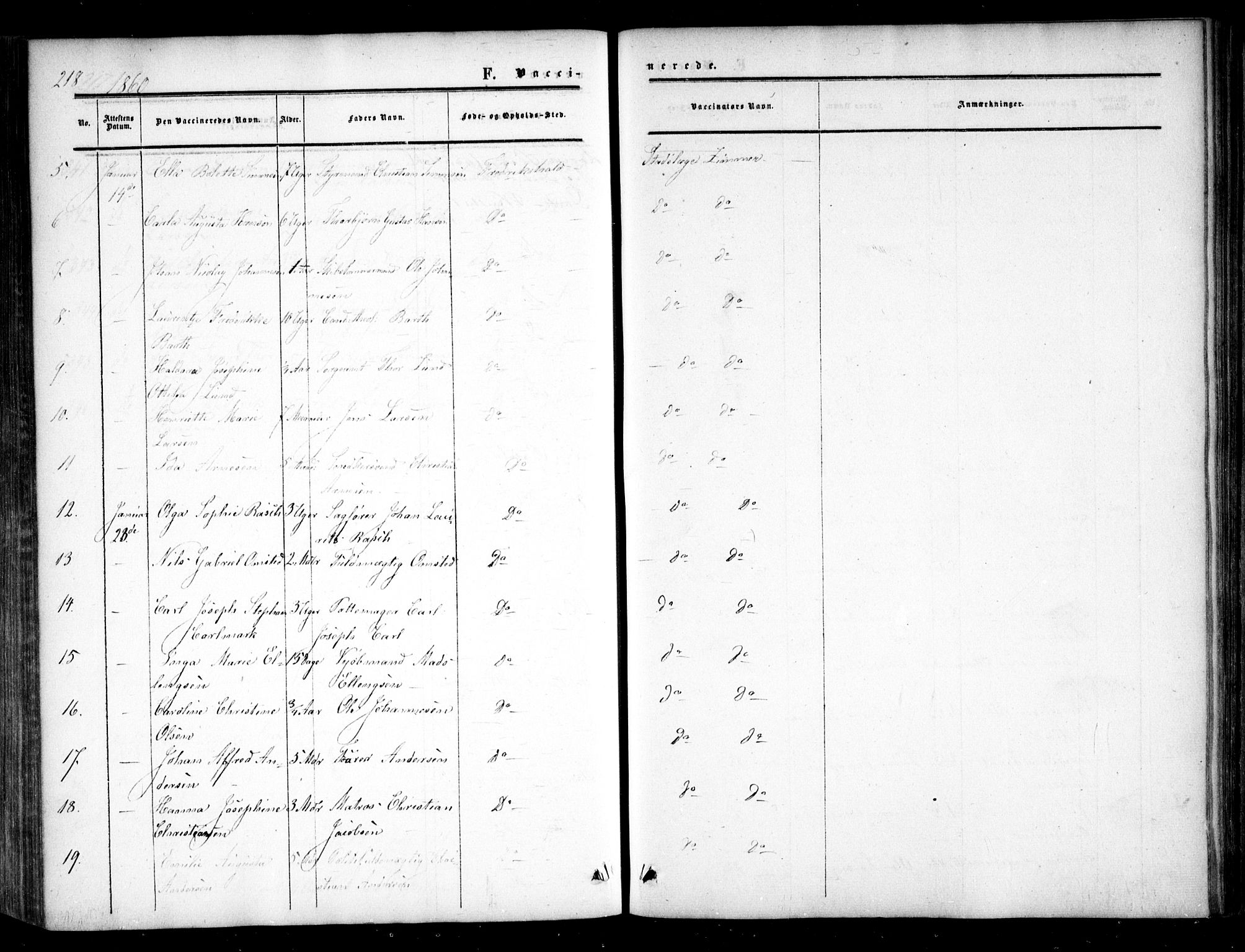 Halden prestekontor Kirkebøker, AV/SAO-A-10909/F/Fa/L0008: Parish register (official) no. I 8, 1857-1865, p. 218