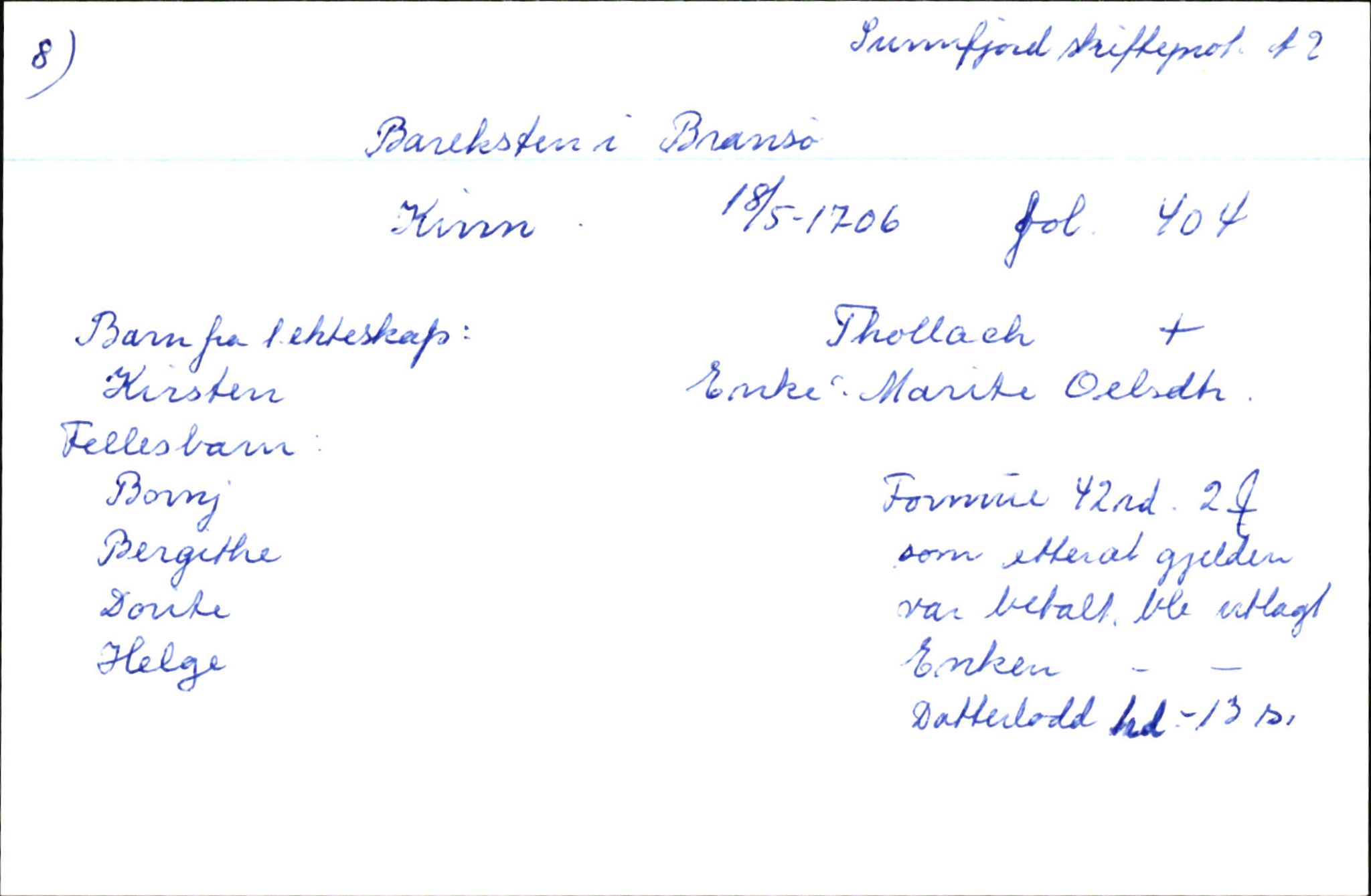 Skiftekort ved Statsarkivet i Bergen, SAB/SKIFTEKORT/003/L0002: Skifteprotokoll nr. 2, 1687-1708, p. 162