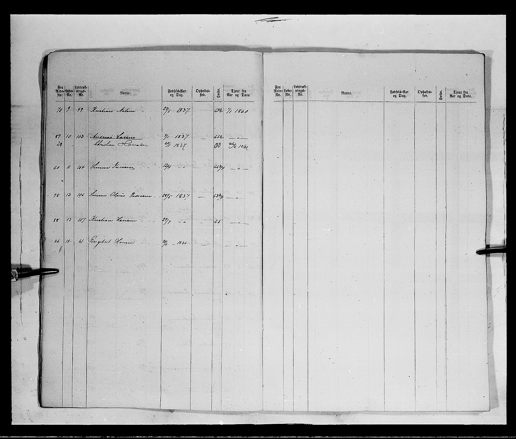 Fylkesmannen i Oppland, AV/SAH-FYO-002/1/K/Ka/L1155: Gudbrandsdalen nasjonale musketérkorps - Gausdalske kompani, 3. og 4. divisjon av Opland landvernsbataljon, 1818-1860, p. 2314