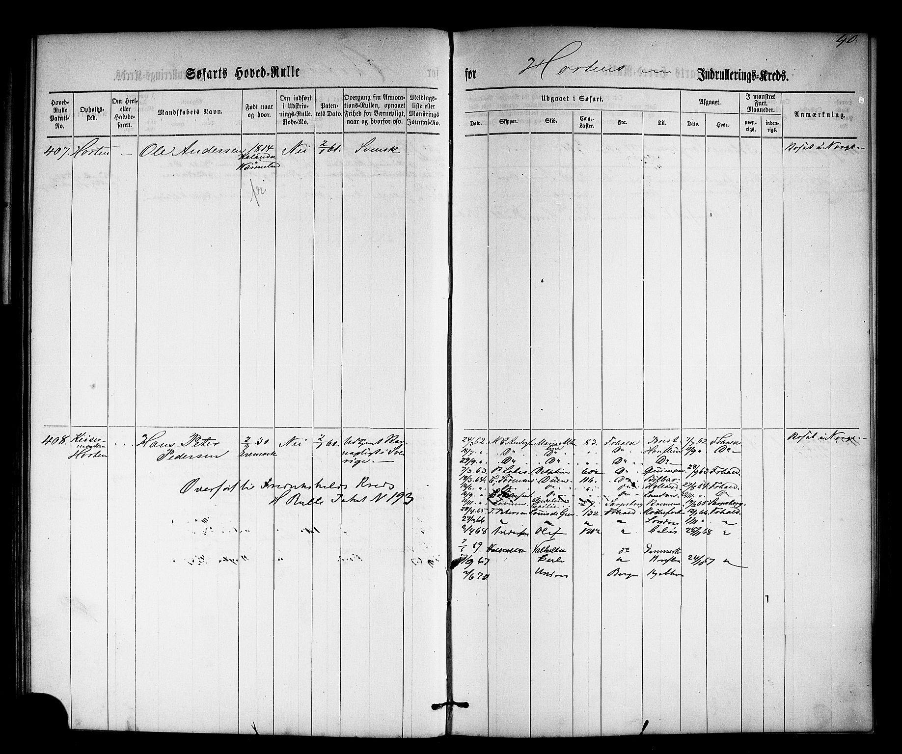 Horten innrulleringskontor, SAKO/A-785/F/Fc/L0002: Hovedrulle, 1861-1868, p. 59