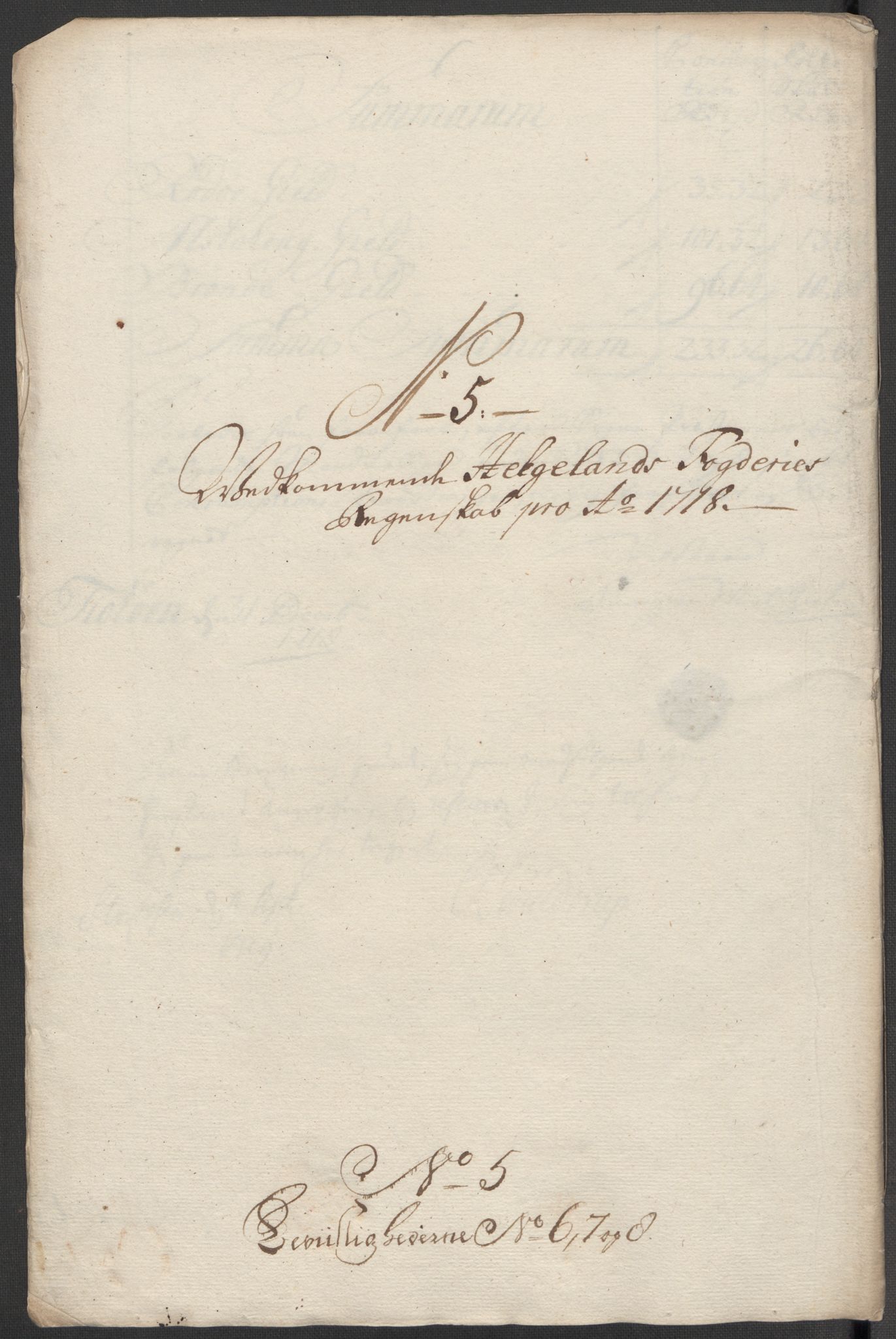 Rentekammeret inntil 1814, Reviderte regnskaper, Fogderegnskap, AV/RA-EA-4092/R65/L4516: Fogderegnskap Helgeland, 1718, p. 117