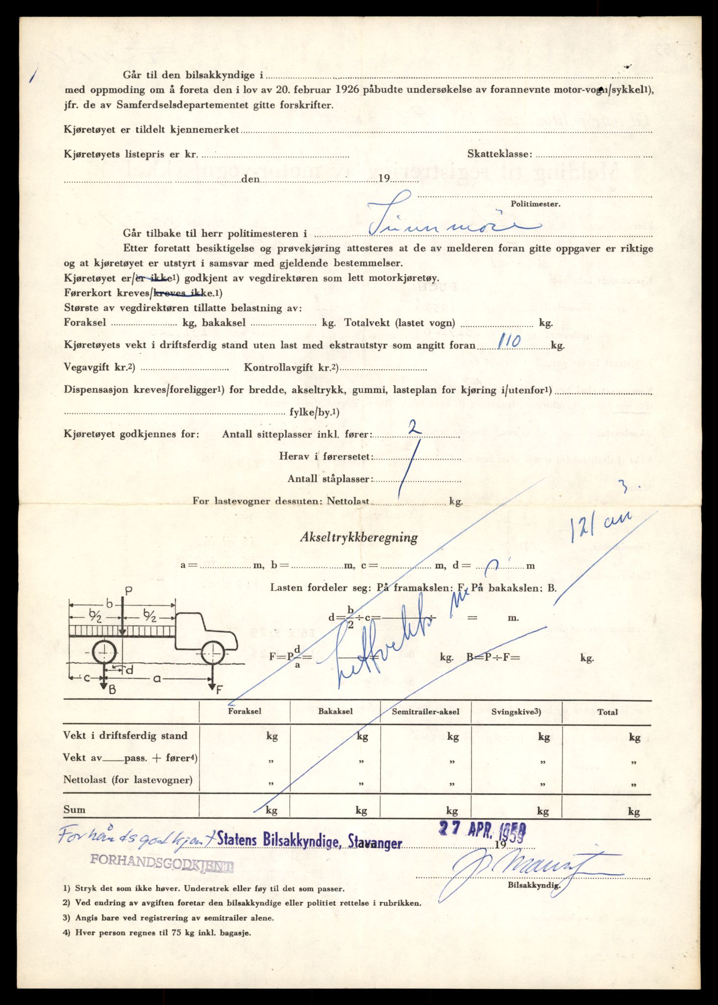 Møre og Romsdal vegkontor - Ålesund trafikkstasjon, AV/SAT-A-4099/F/Fe/L0026: Registreringskort for kjøretøy T 11046 - T 11160, 1927-1998, p. 1620