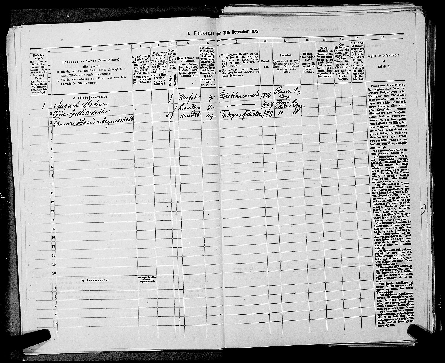 SAKO, 1875 census for 0722P Nøtterøy, 1875, p. 2860