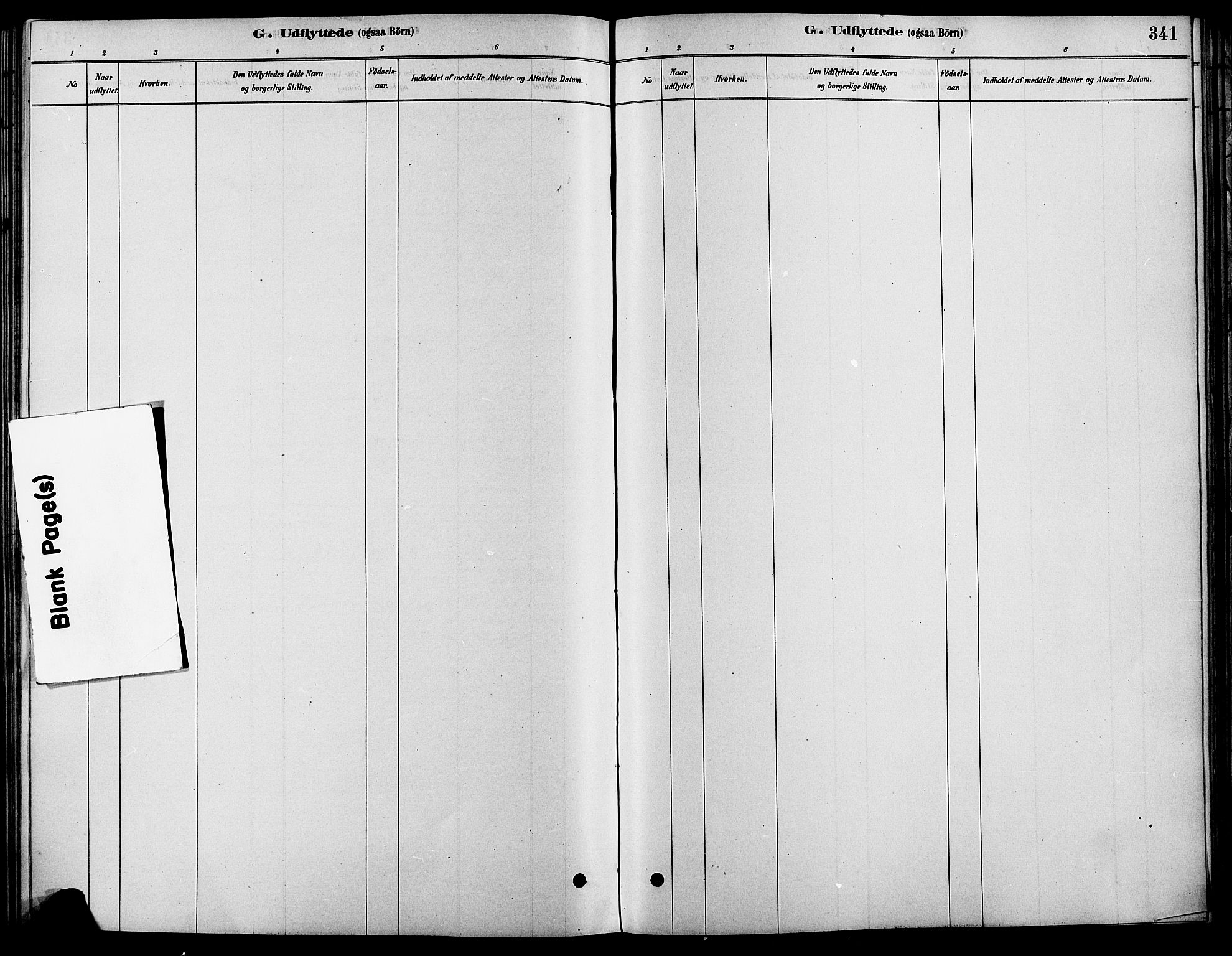 Fåberg prestekontor, SAH/PREST-086/H/Ha/Haa/L0008: Parish register (official) no. 8, 1879-1898, p. 341