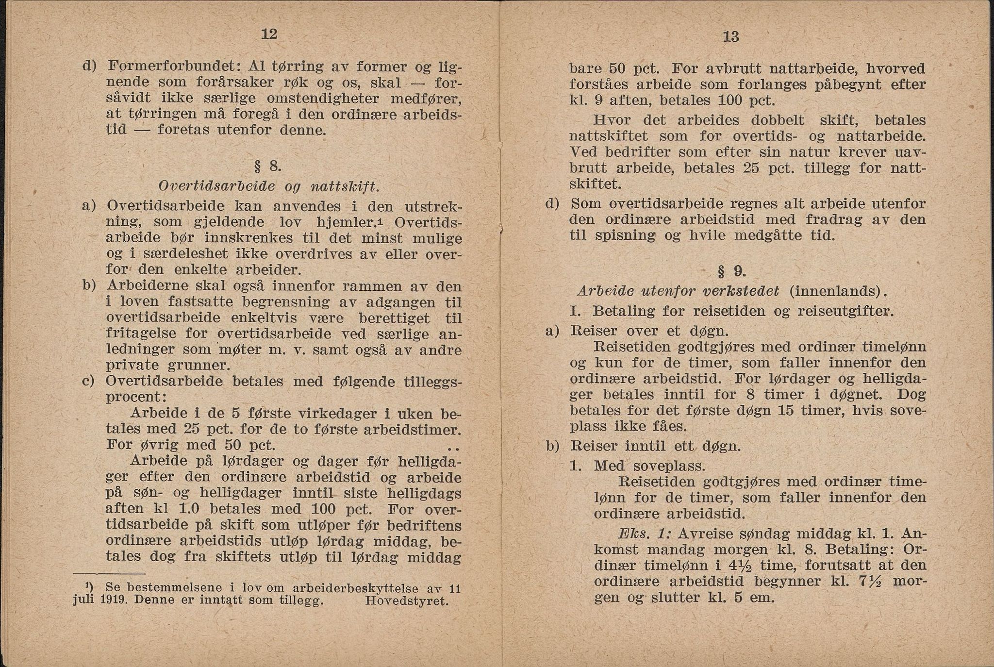 Norsk jern- og metallarbeiderforbund, AAB/ARK-1659/O/L0001/0012: Verkstedsoverenskomsten / Verkstedsoverenskomsten, 1927