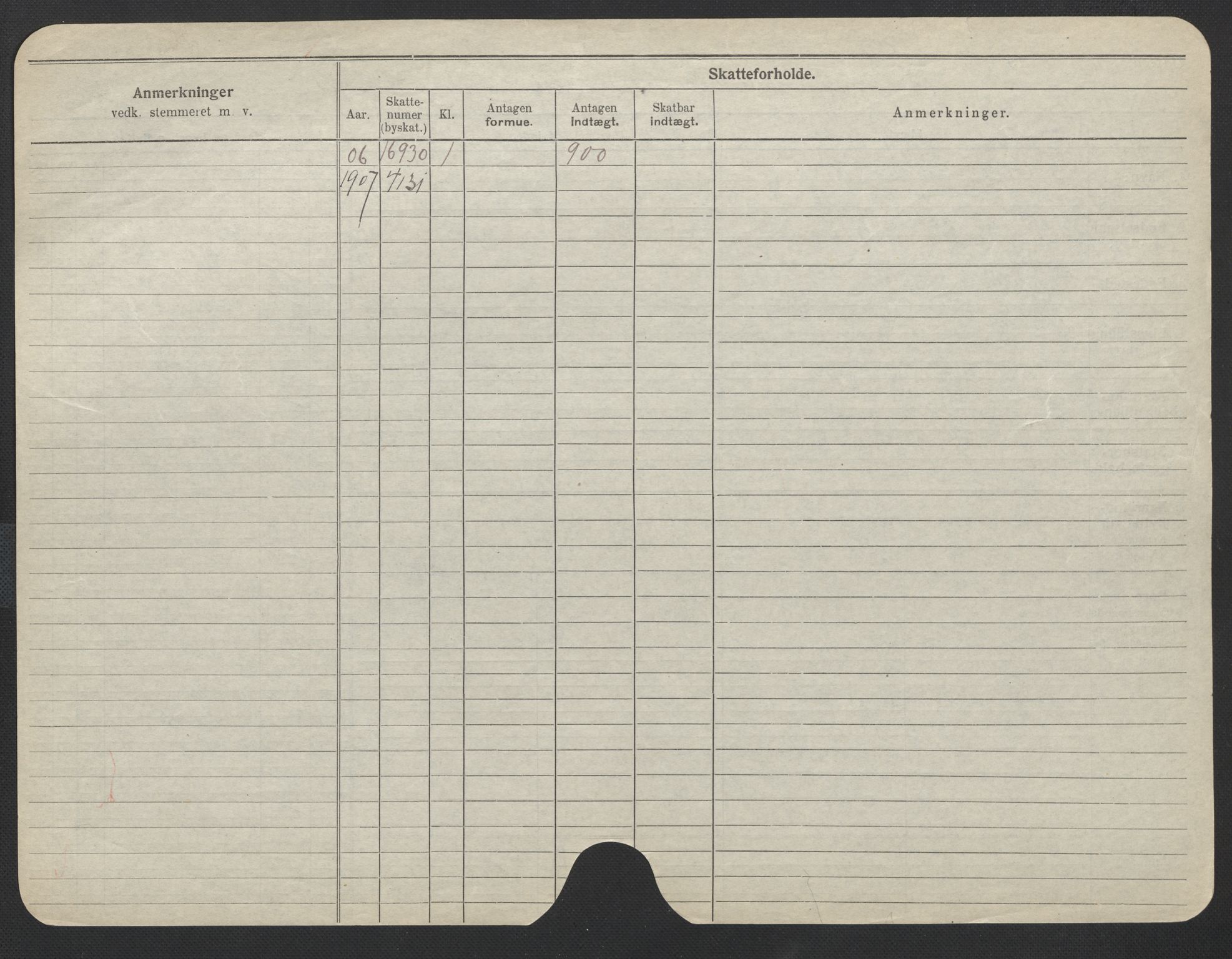 Oslo folkeregister, Registerkort, SAO/A-11715/F/Fa/Fac/L0011: Menn, 1906-1914, p. 402b